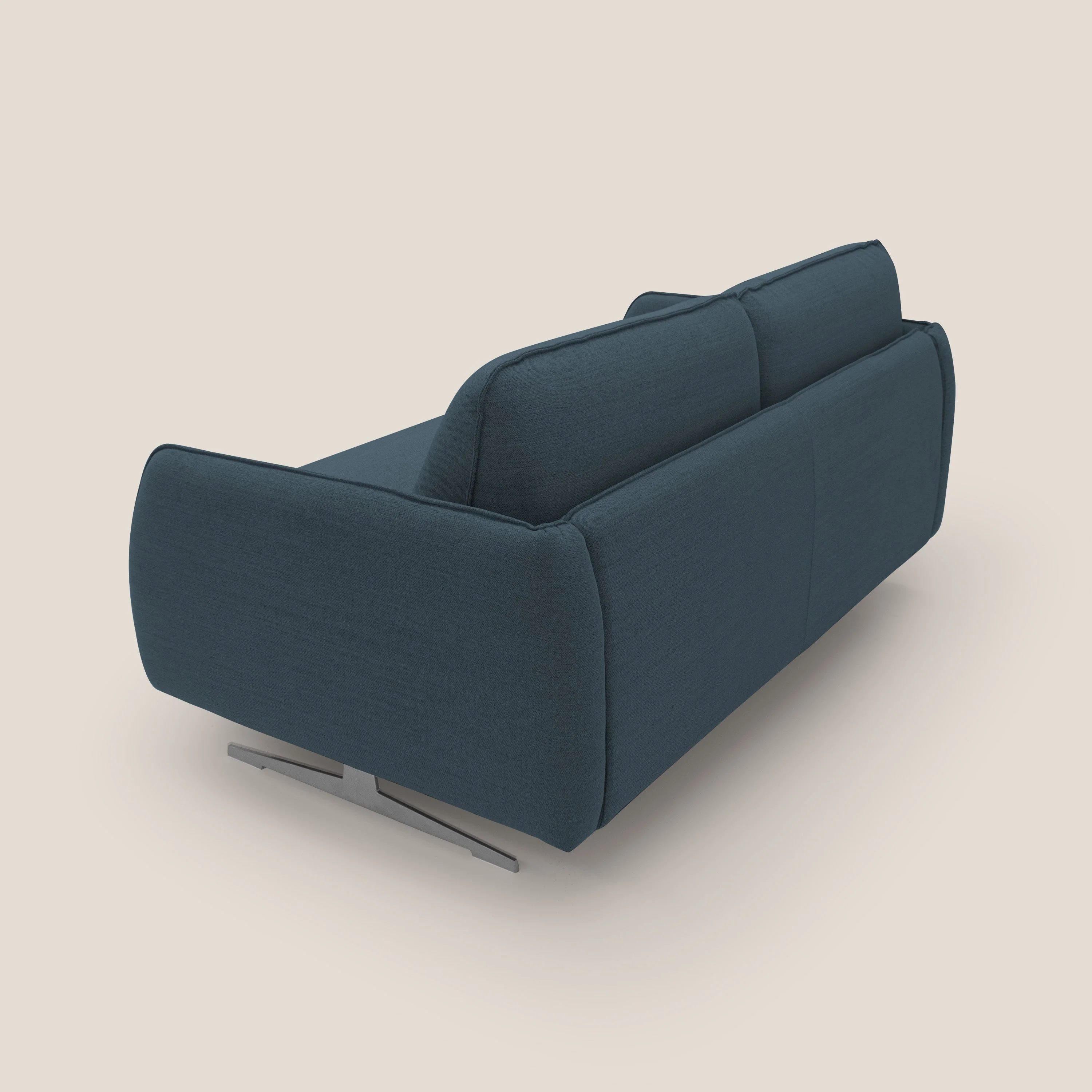 Texas Canapé convertible matrimonial moderne en tissu imperméable T19 bleu - Image 11