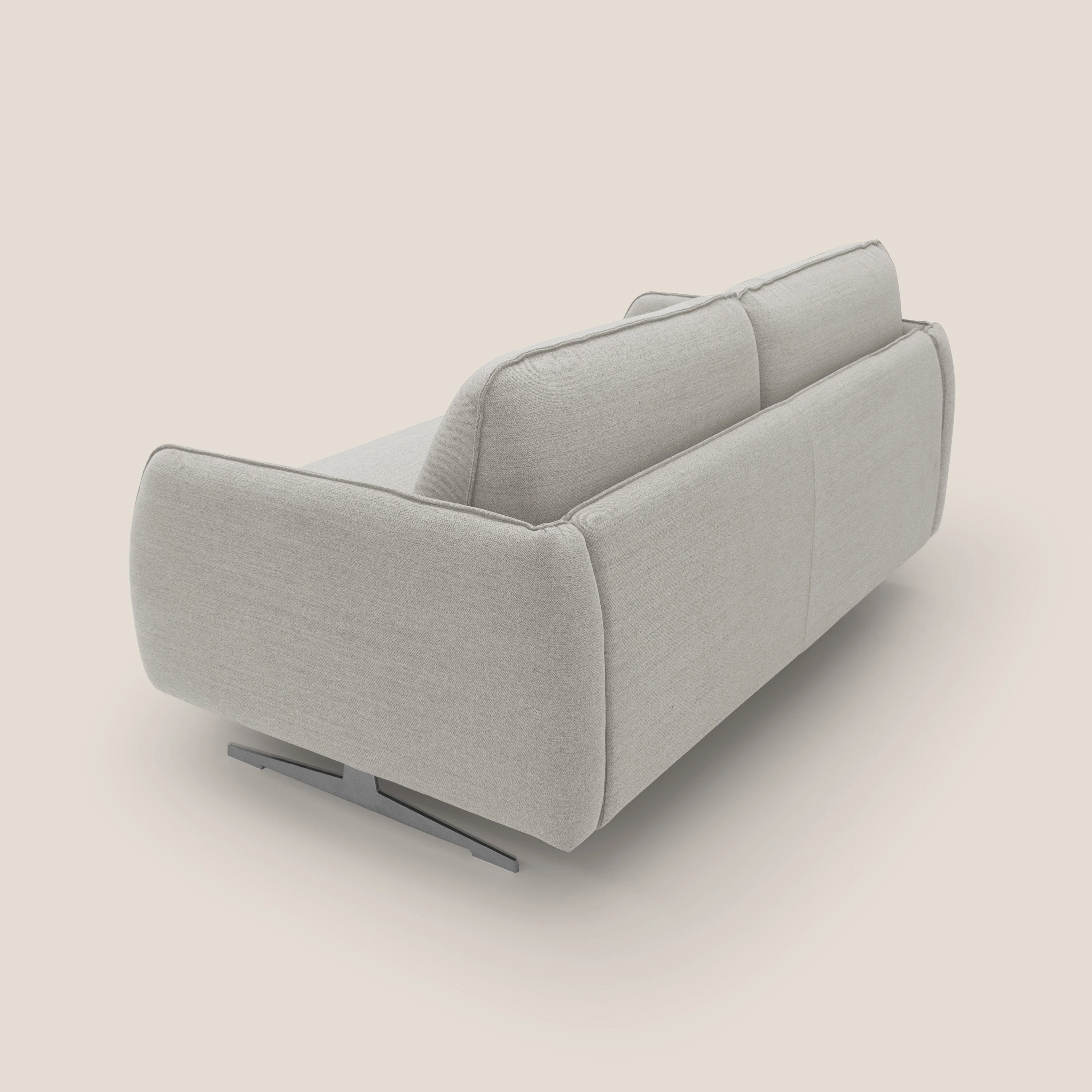 Texas Canapé convertible matrimonial moderne en tissu imperméable T19 crème - Image 10