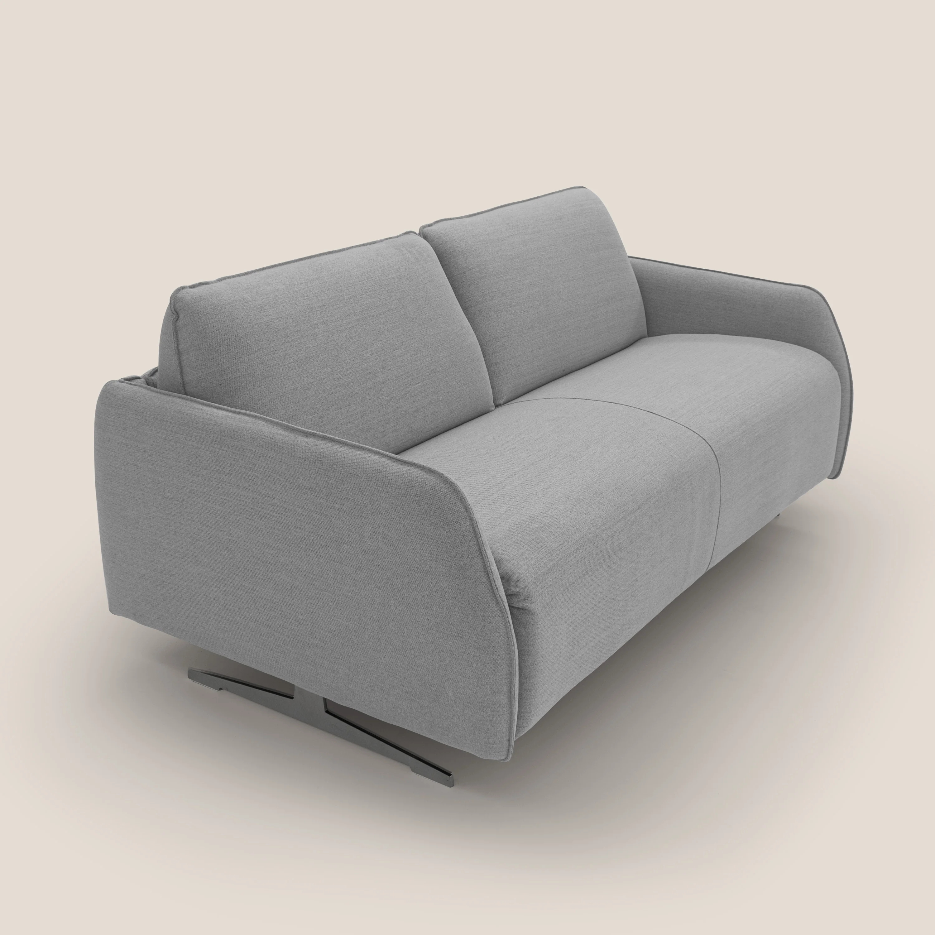 Texas Canapé convertible matrimonial moderne en tissu imperméable T19 gris - Image 6
