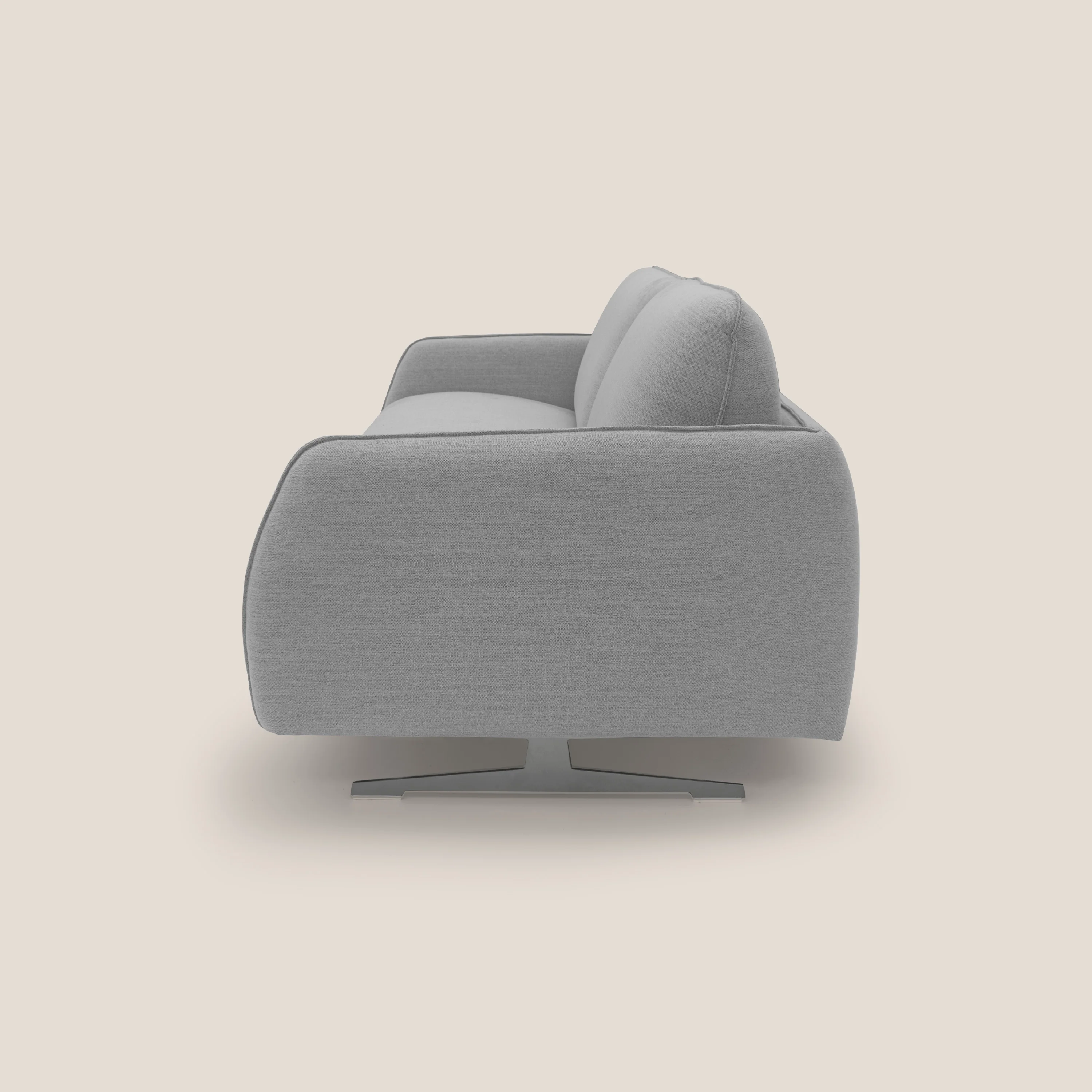 Texas Canapé convertible matrimonial moderne en tissu imperméable T19 gris - Image 9
