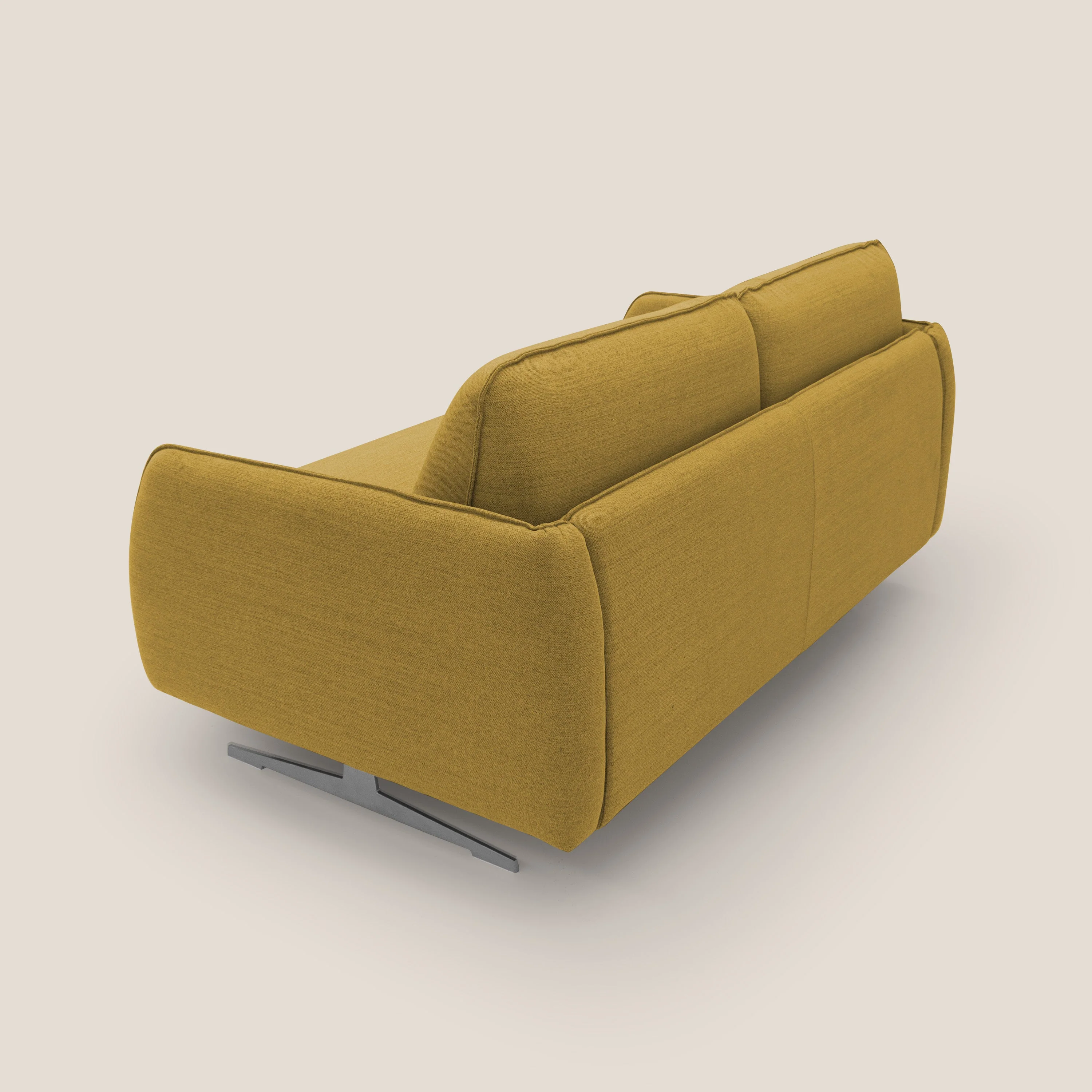 Texas Canapé convertible matrimonial moderne en tissu imperméable T19 jaune - Image 10
