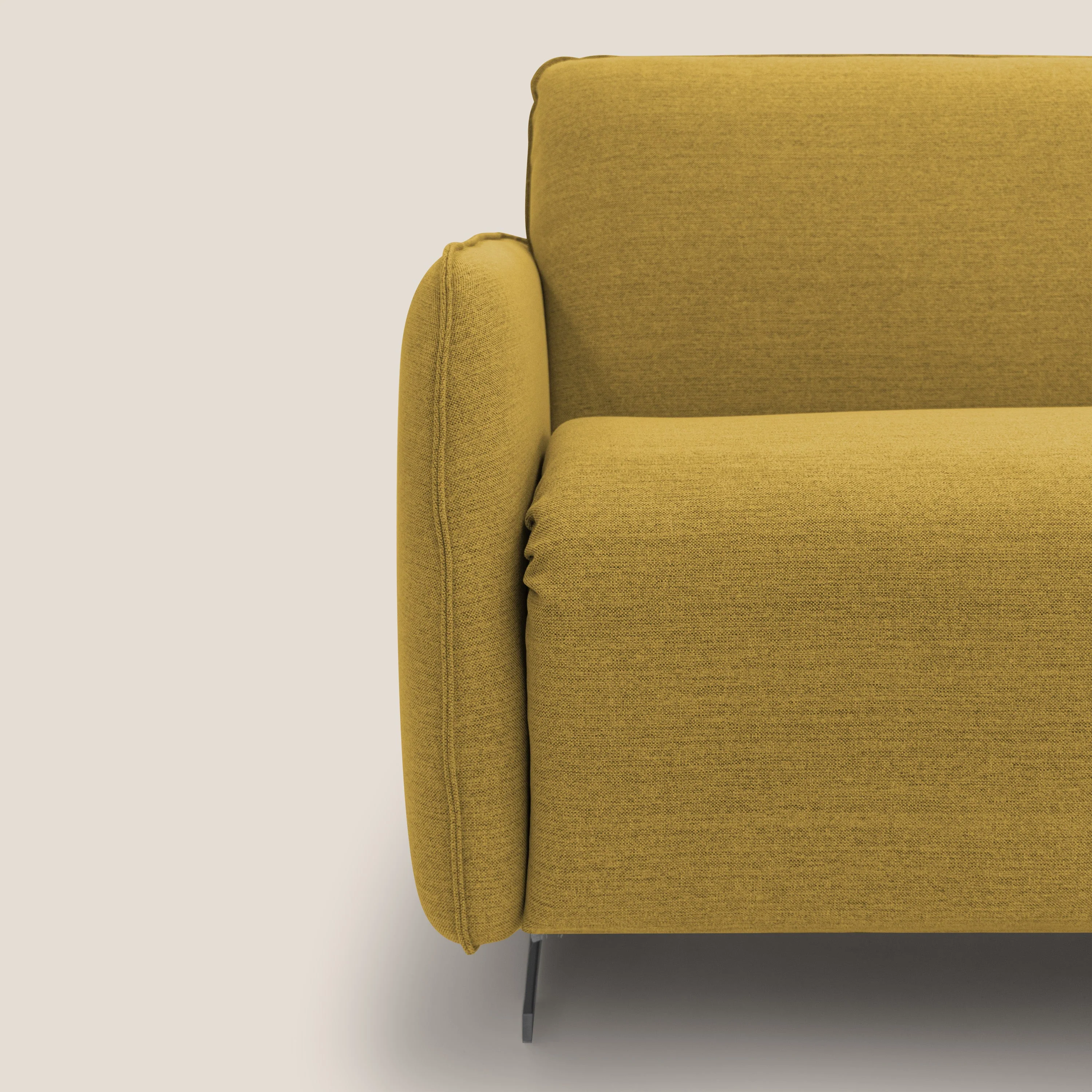 Texas Canapé convertible matrimonial moderne en tissu imperméable T19 jaune - Image 7