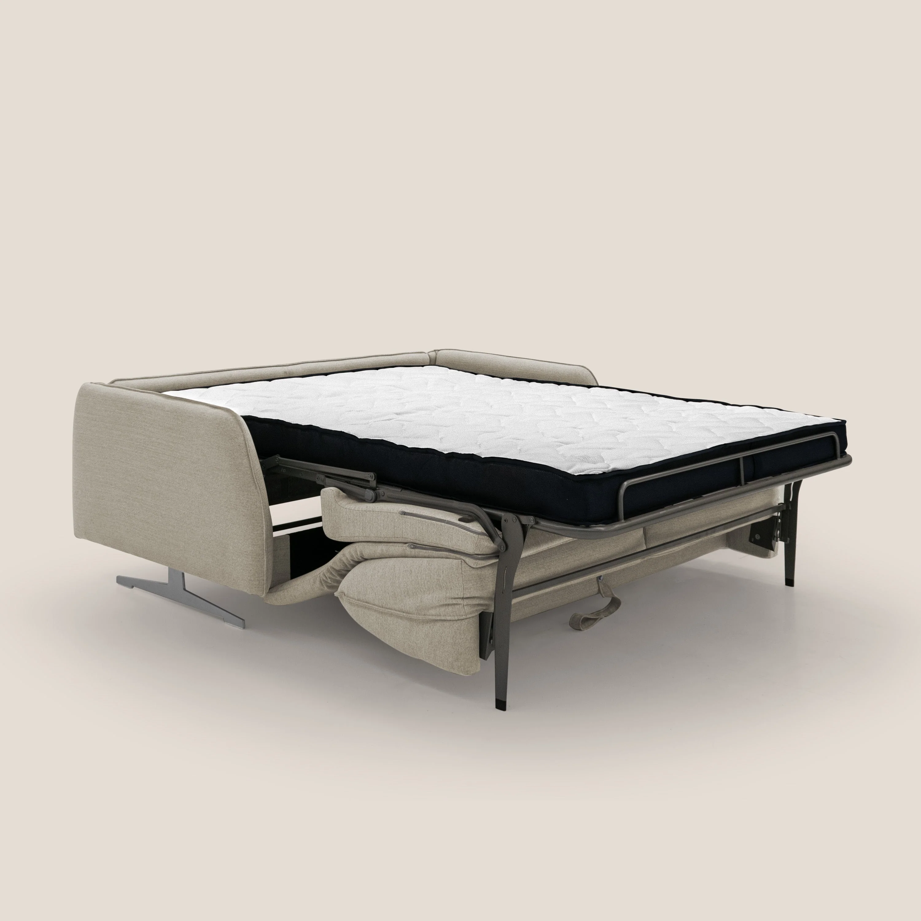 Texas Canapé convertible matrimonial moderne en tissu imperméable T19 sable - Image 2