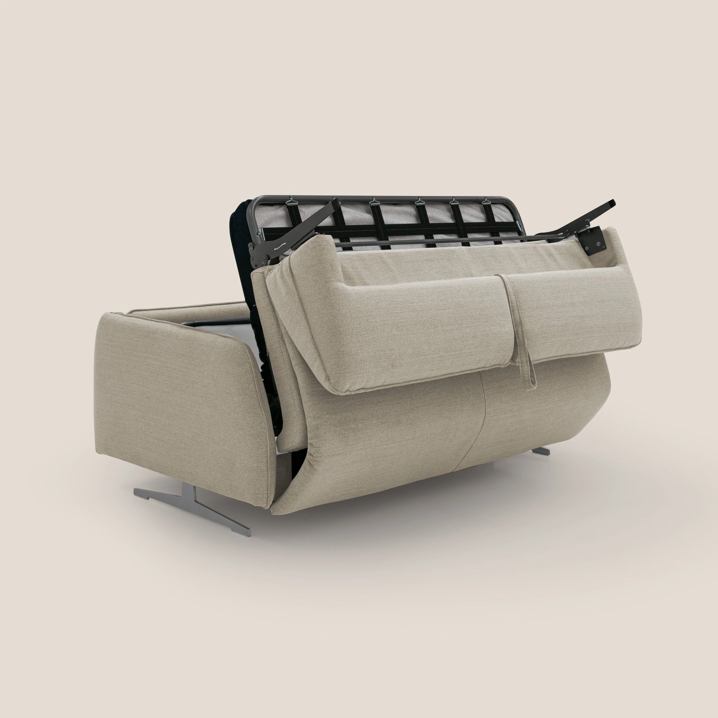 Texas Canapé convertible matrimonial moderne en tissu imperméable T19 sable - Image 3