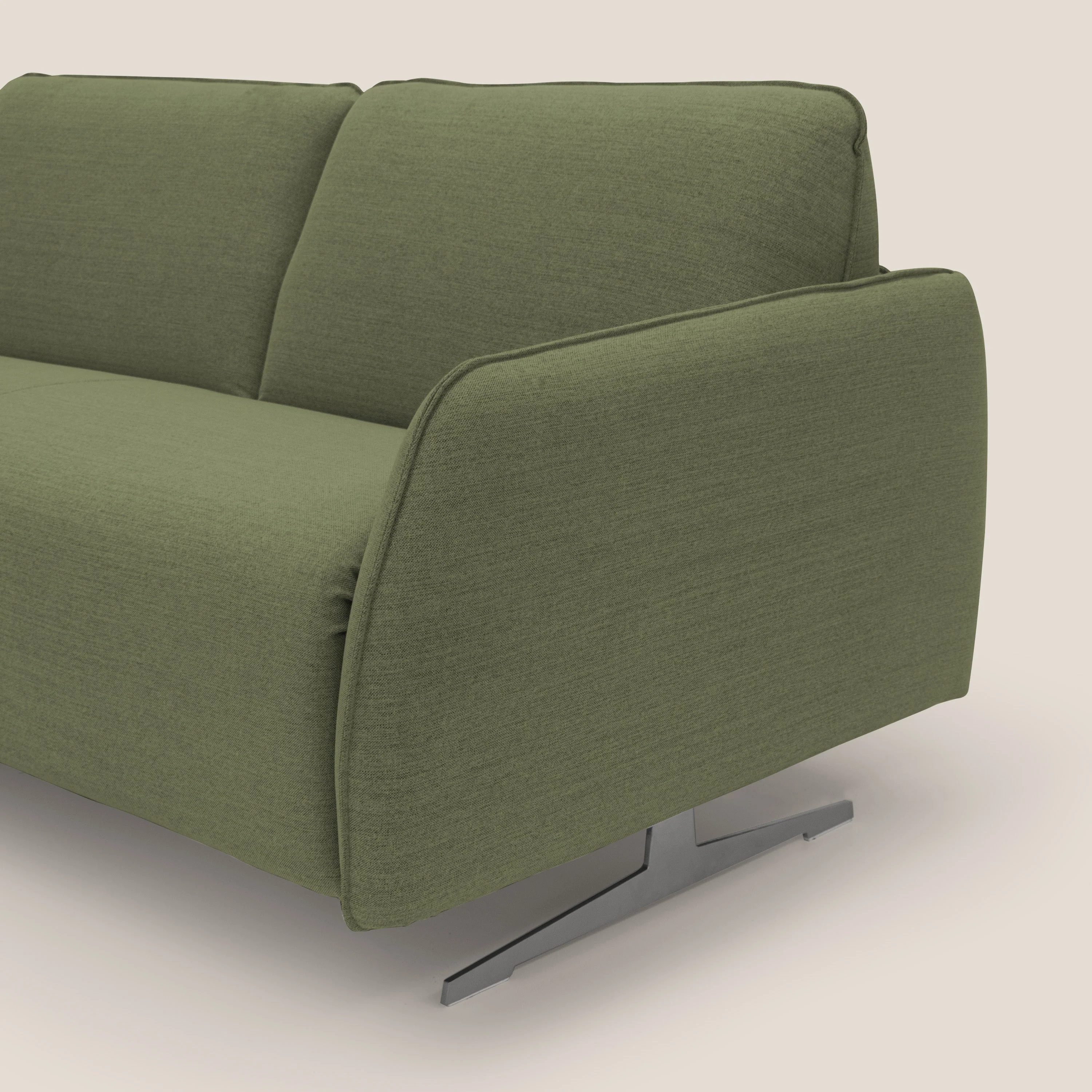 Texas Canapé convertible matrimonial moderne en tissu imperméable T19 vert - Image 8