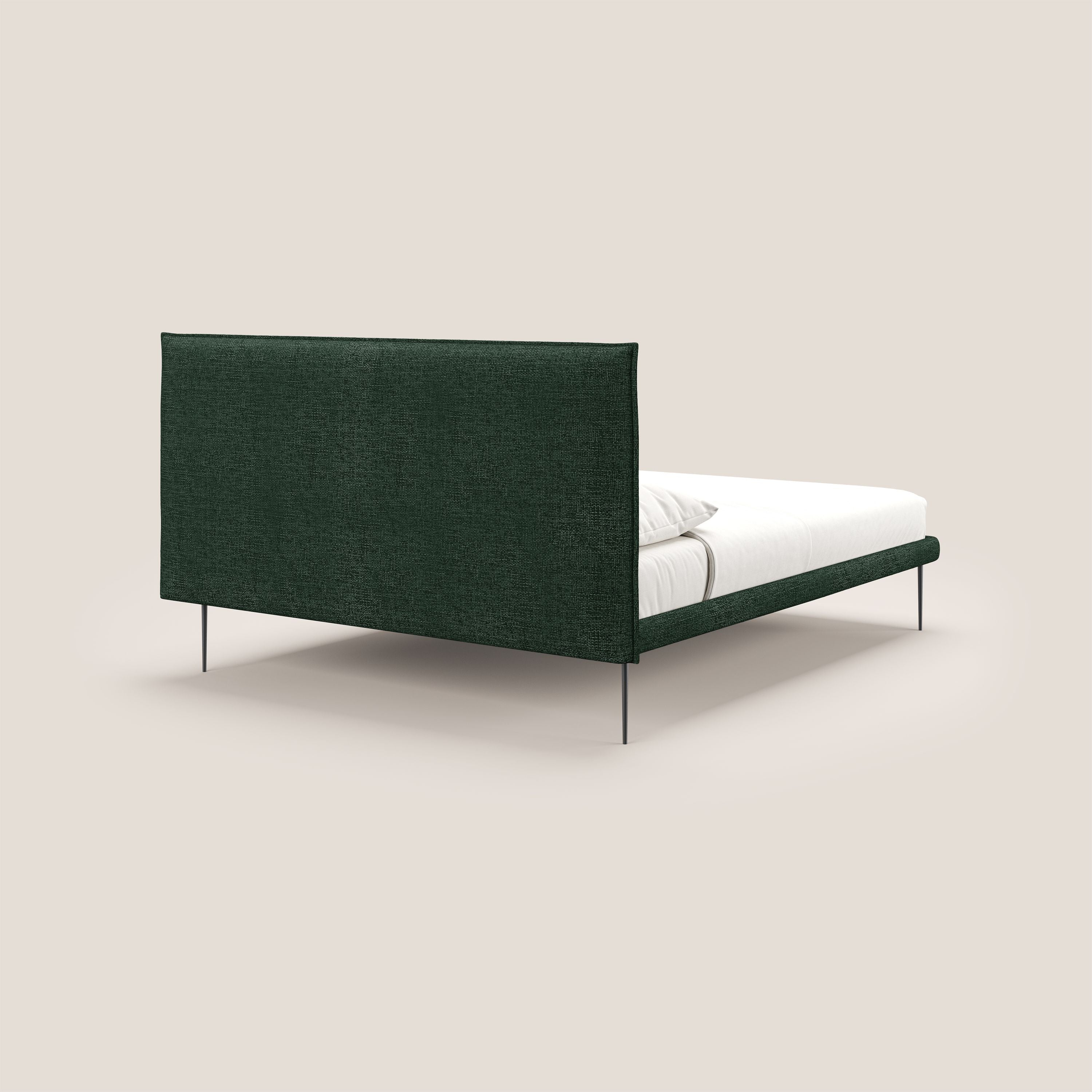 Theo lit moderne déhoussable avec pieds hauts en métal et tissu imperméable T10 vert - Image 4