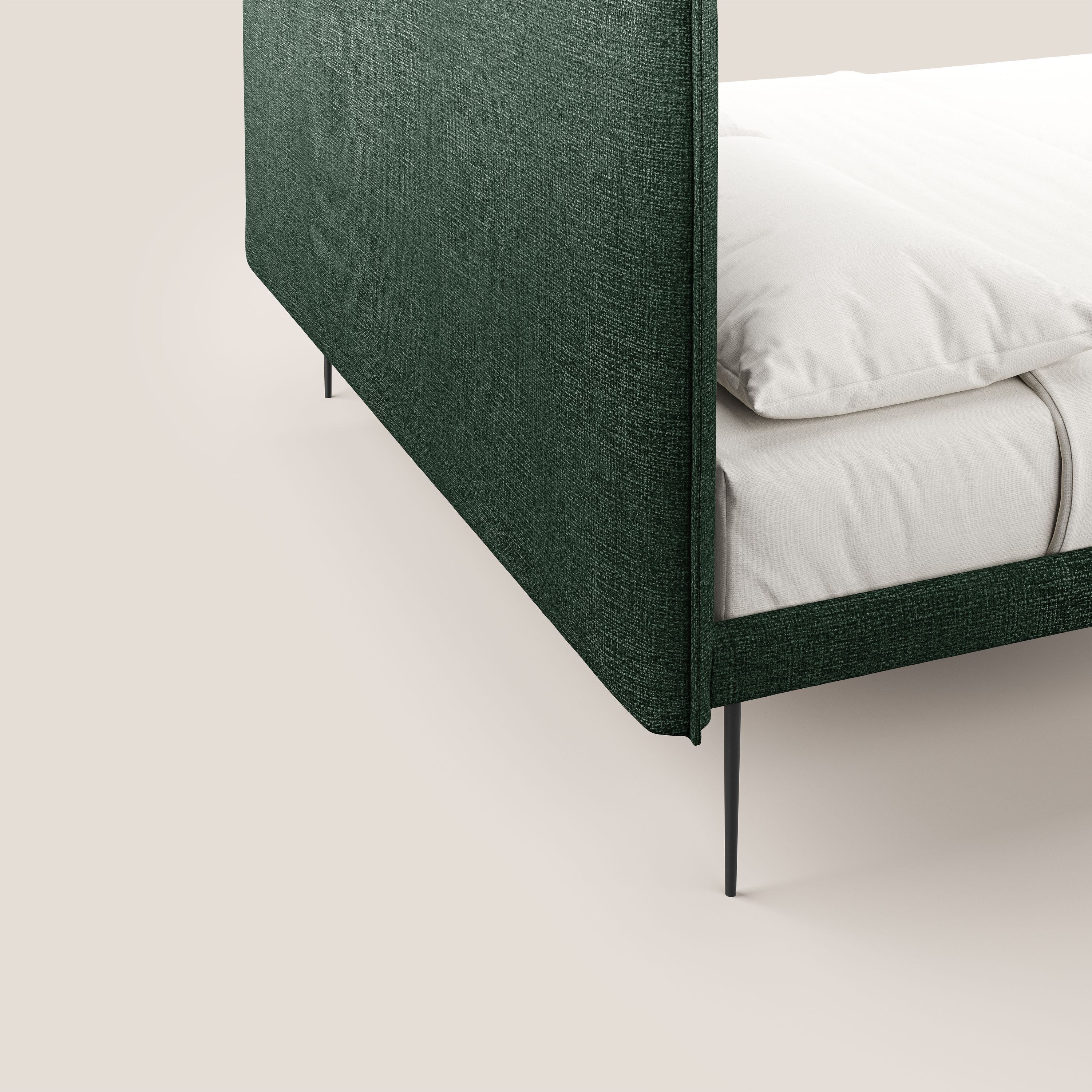 Theo lit moderne déhoussable avec pieds hauts en métal et tissu imperméable T10 vert - Image 6