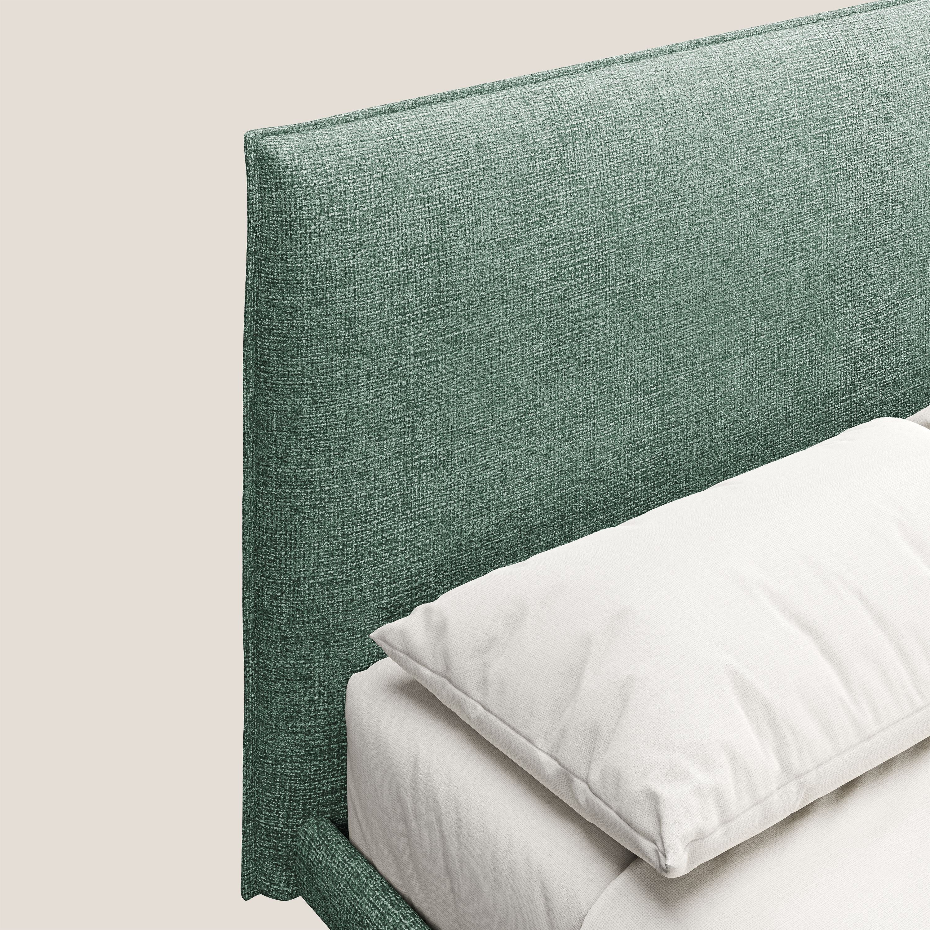 Theo lit moderne déhoussable avec pieds hauts en métal et tissu imperméable T10 vert sauge - Image 5