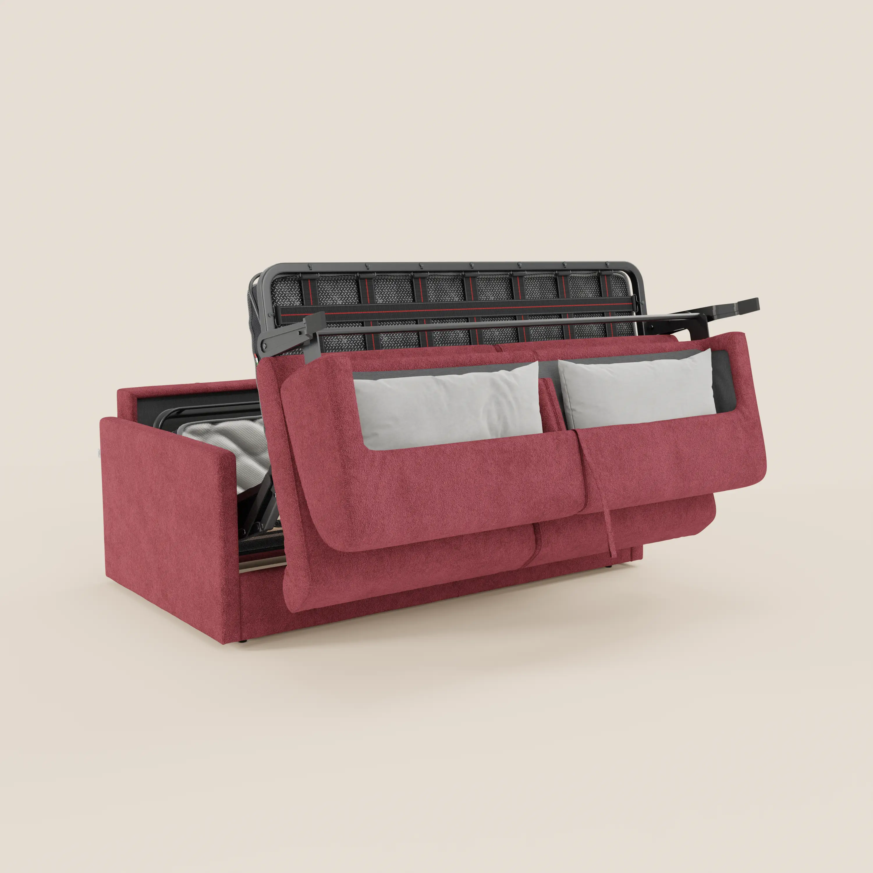 Tommy Canapé convertible 2 et 3 places - 100% déhoussable en tissu effet coton détachable T33 - Image 111