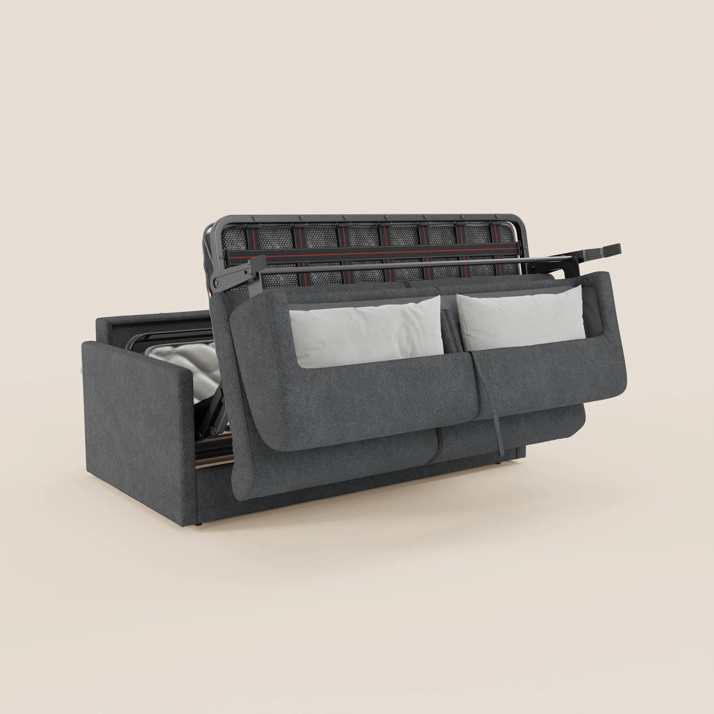 Tommy Canapé convertible 2 et 3 places - 100% déhoussable en tissu effet coton détachable T33 - Image 150