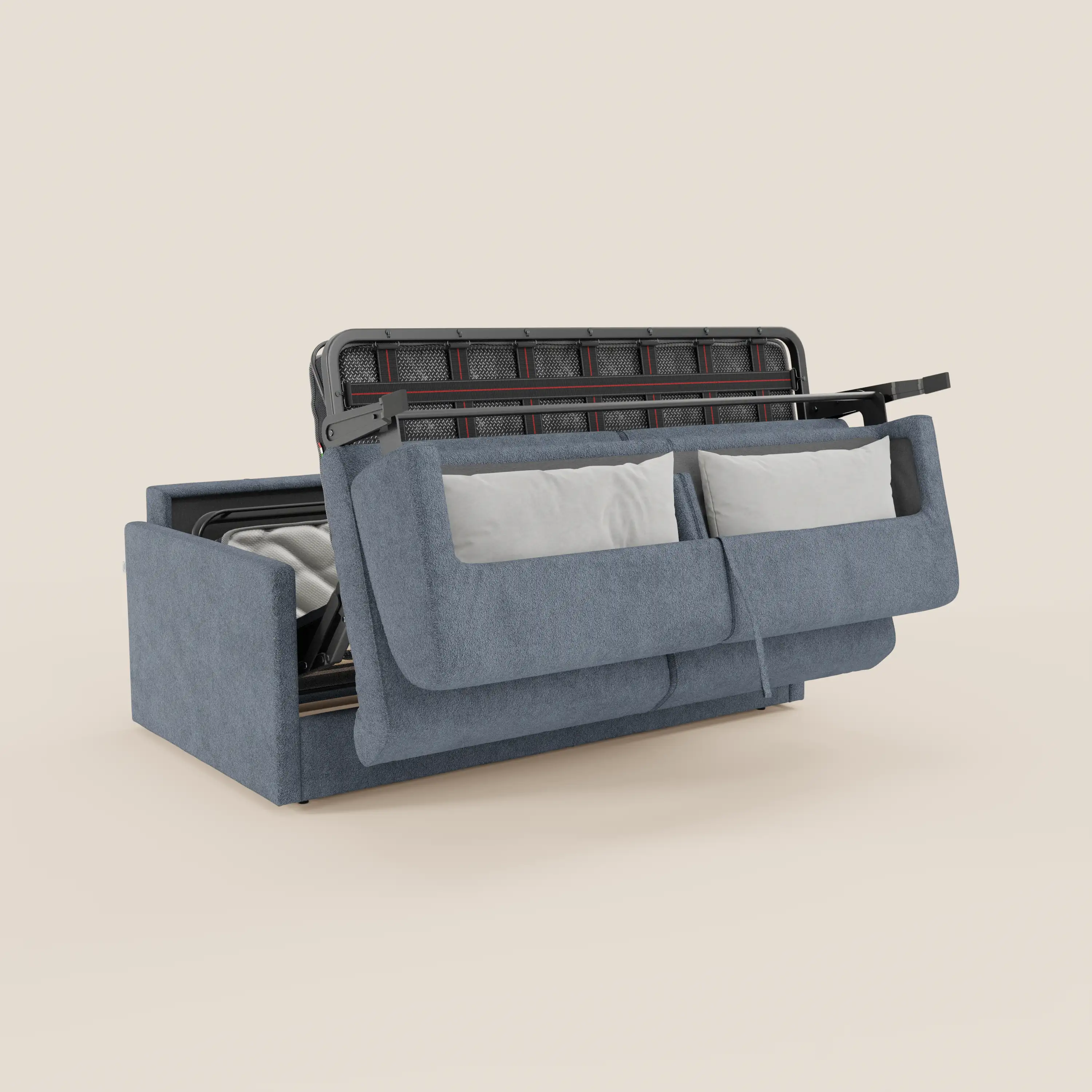 Tommy Canapé convertible 2 et 3 places - 100% déhoussable en tissu effet coton détachable T33 - Image 163