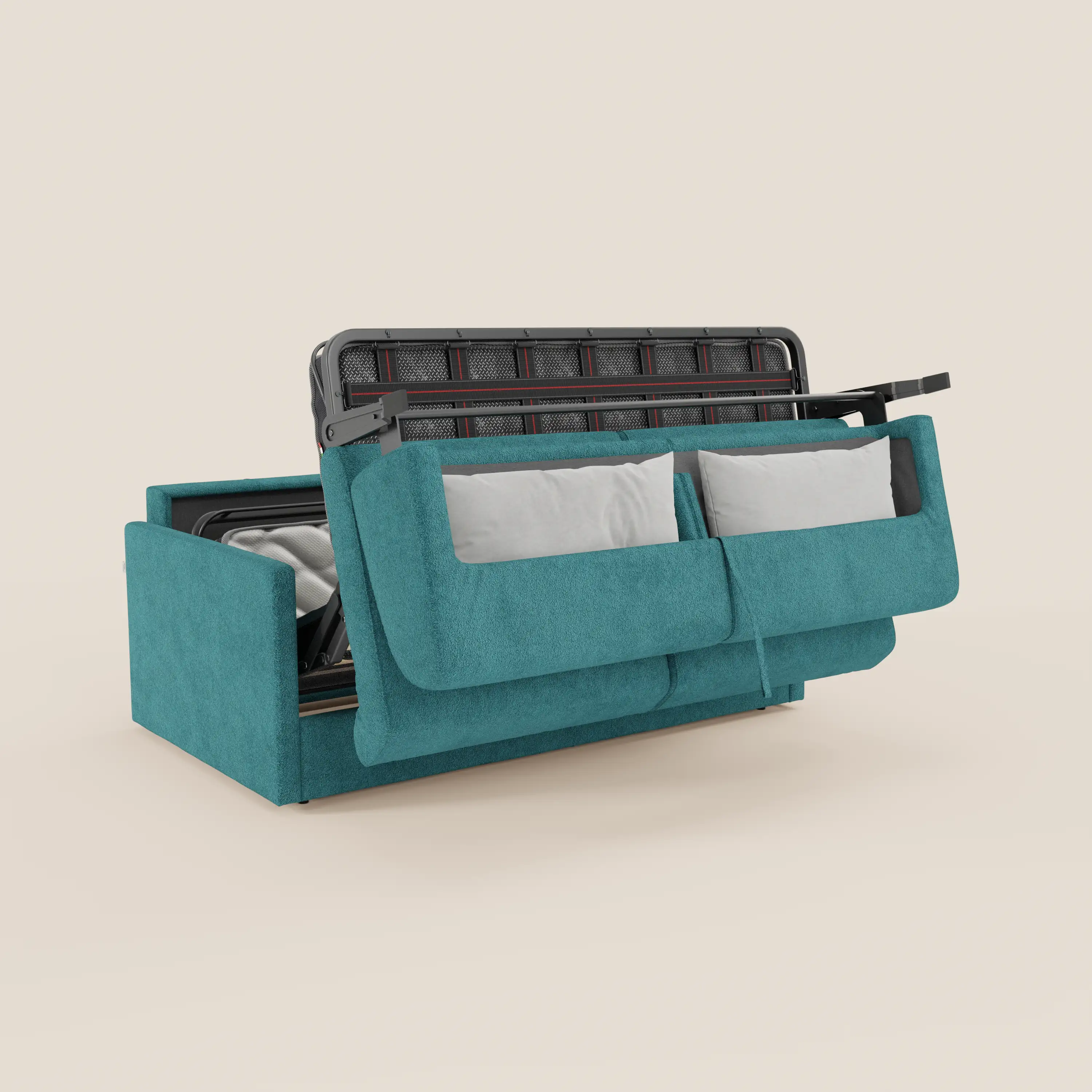 Tommy Canapé convertible 2 et 3 places - 100% déhoussable en tissu effet coton détachable T33 - Image 33