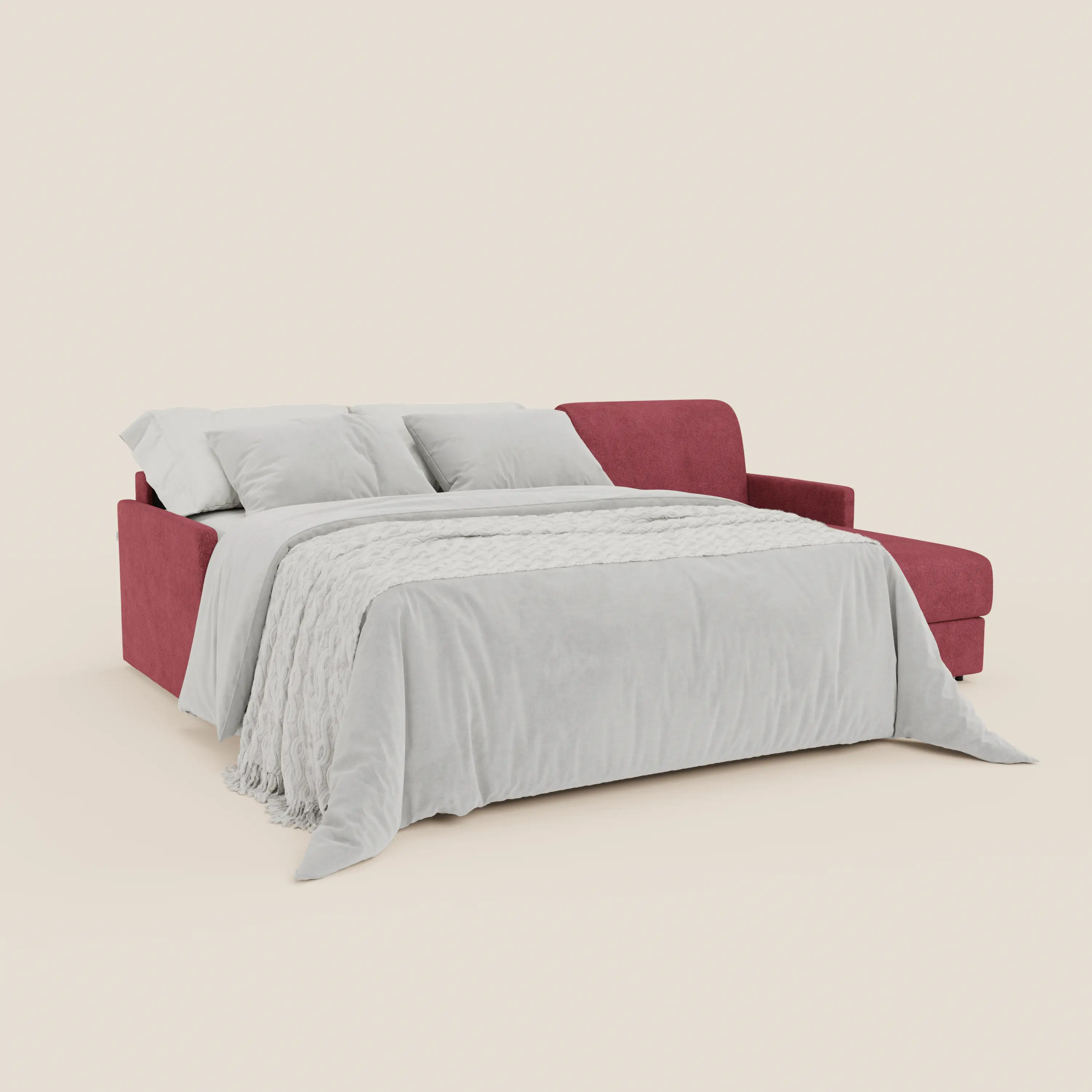 Tommy Canapé convertible avec méridienne coffre - design minimaliste et déhoussable en tissu détachable effet coton T33 - Image 103