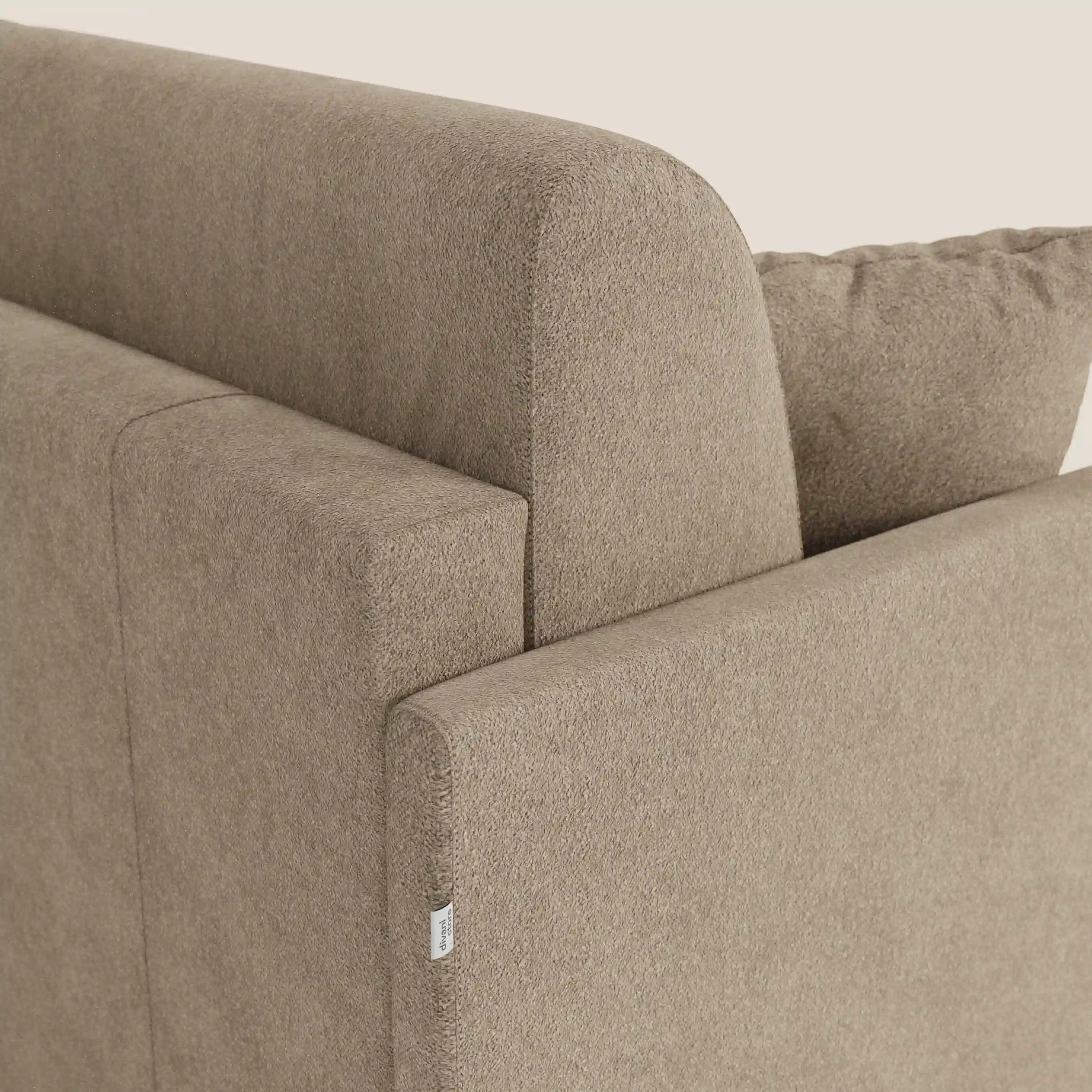 Tommy Canapé convertible avec méridienne coffre - design minimaliste et déhoussable en tissu détachable effet coton T33 - Image 11