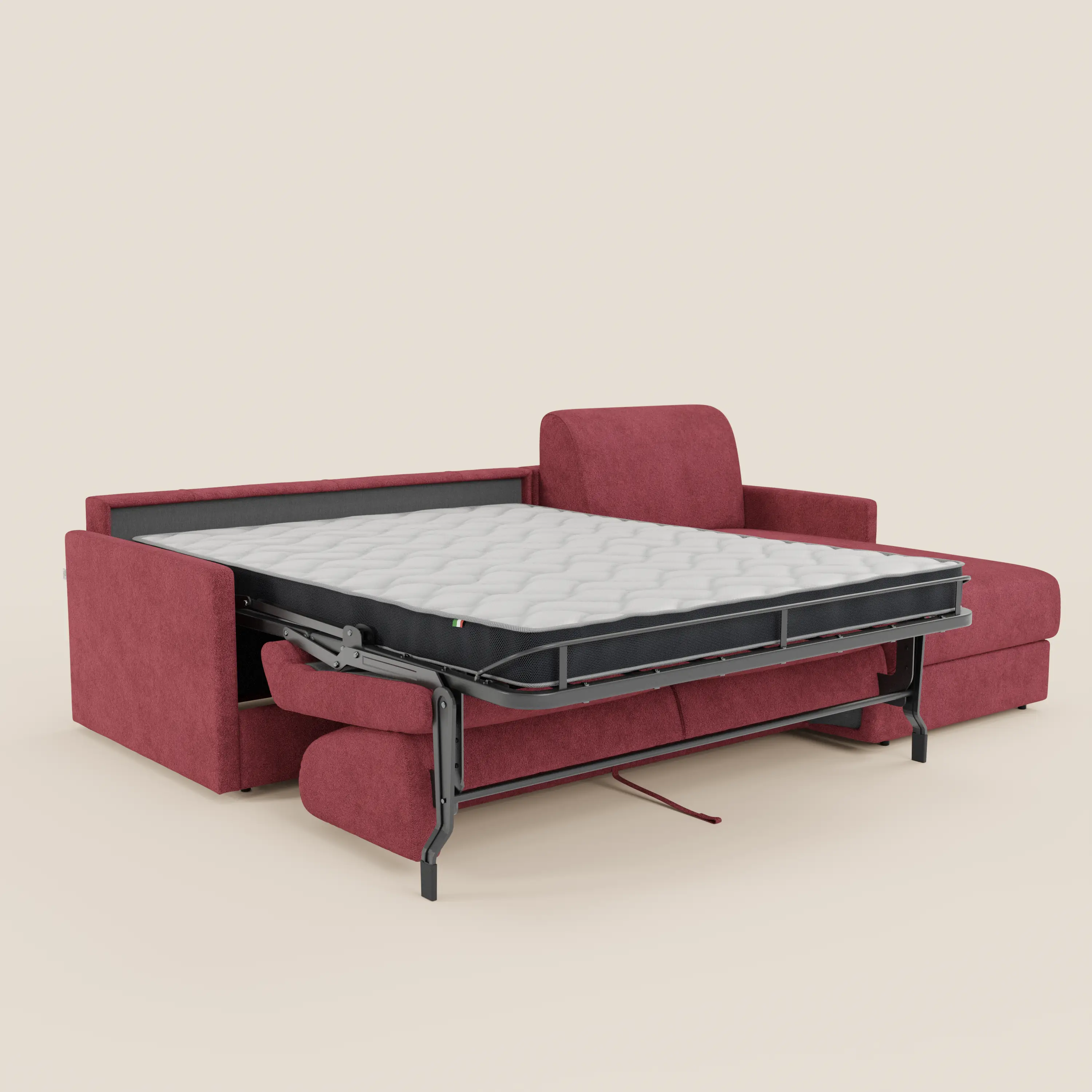 Tommy Canapé convertible avec méridienne coffre - design minimaliste et déhoussable en tissu détachable effet coton T33 - Image 111