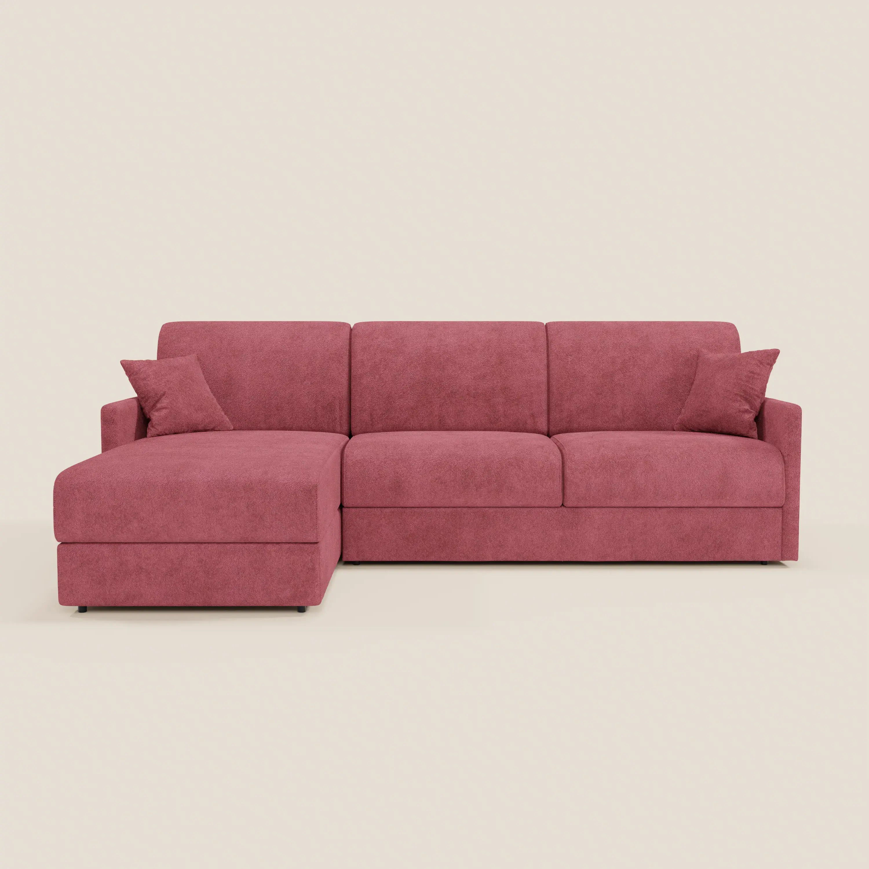 Tommy Canapé convertible avec méridienne coffre - design minimaliste et déhoussable en tissu détachable effet coton T33 - Image 112