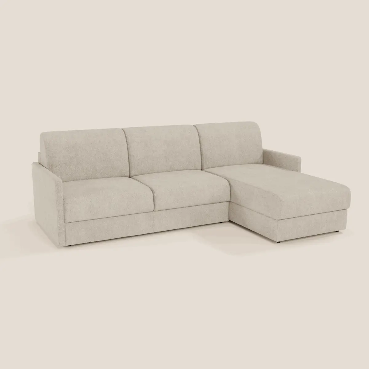 Tommy Canapé convertible avec méridienne coffre - design minimaliste et déhoussable en tissu détachable effet coton T33 - Image 116