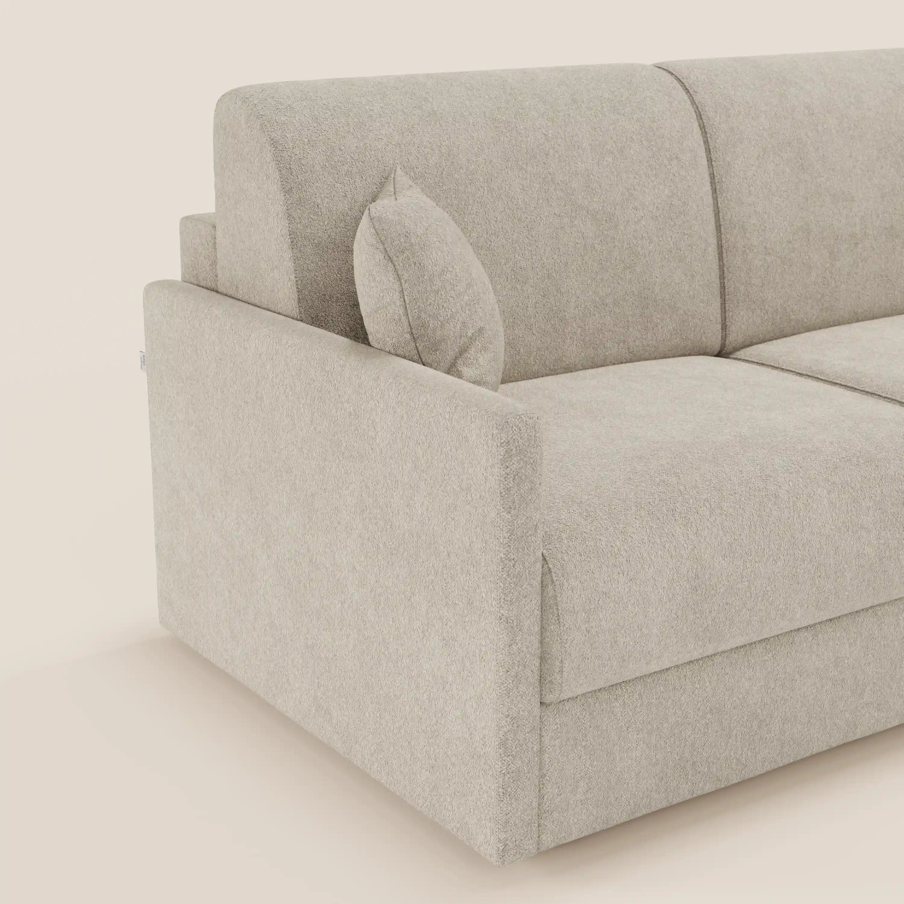 Tommy Canapé convertible avec méridienne coffre - design minimaliste et déhoussable en tissu détachable effet coton T33 - Image 120