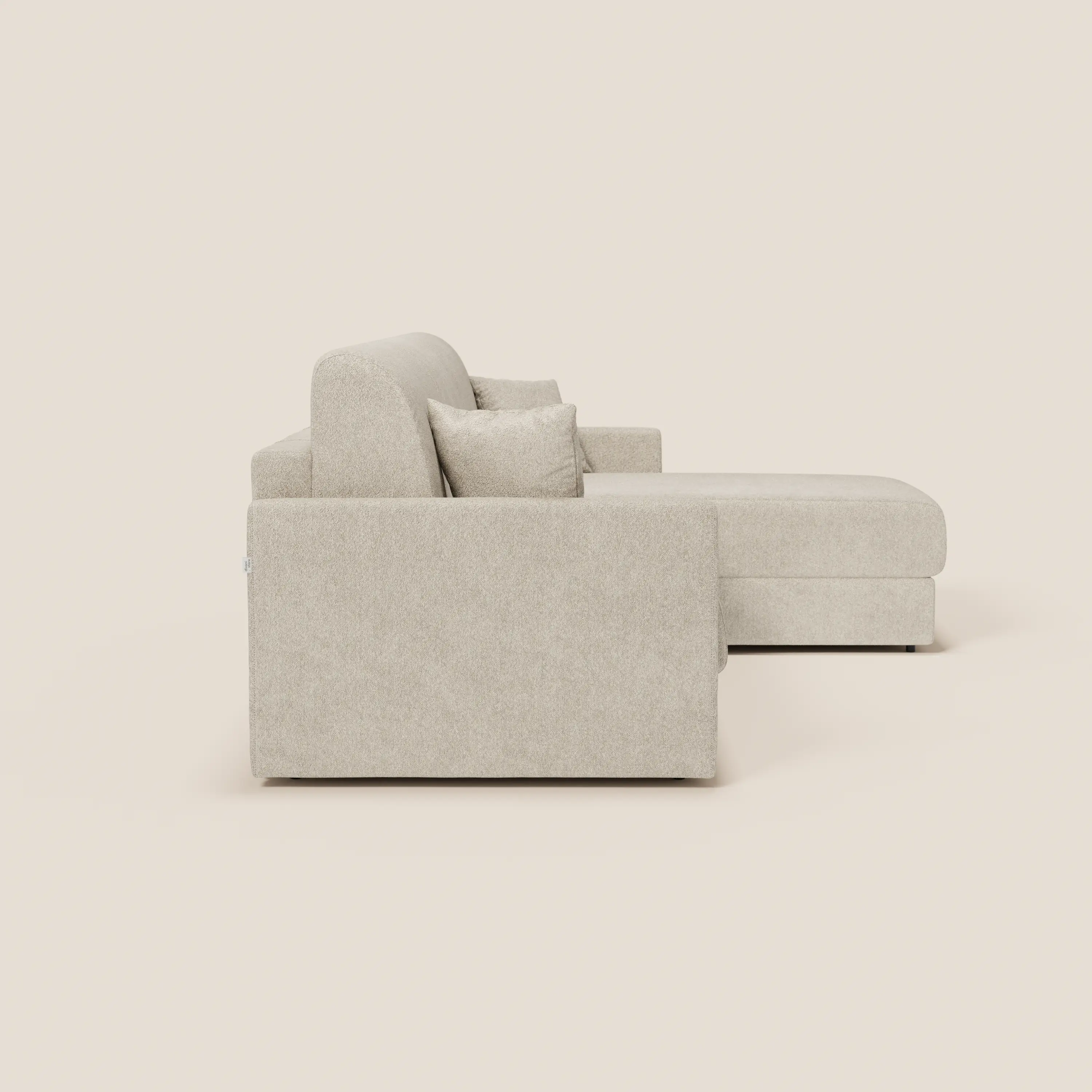 Tommy Canapé convertible avec méridienne coffre - design minimaliste et déhoussable en tissu détachable effet coton T33 - Image 125