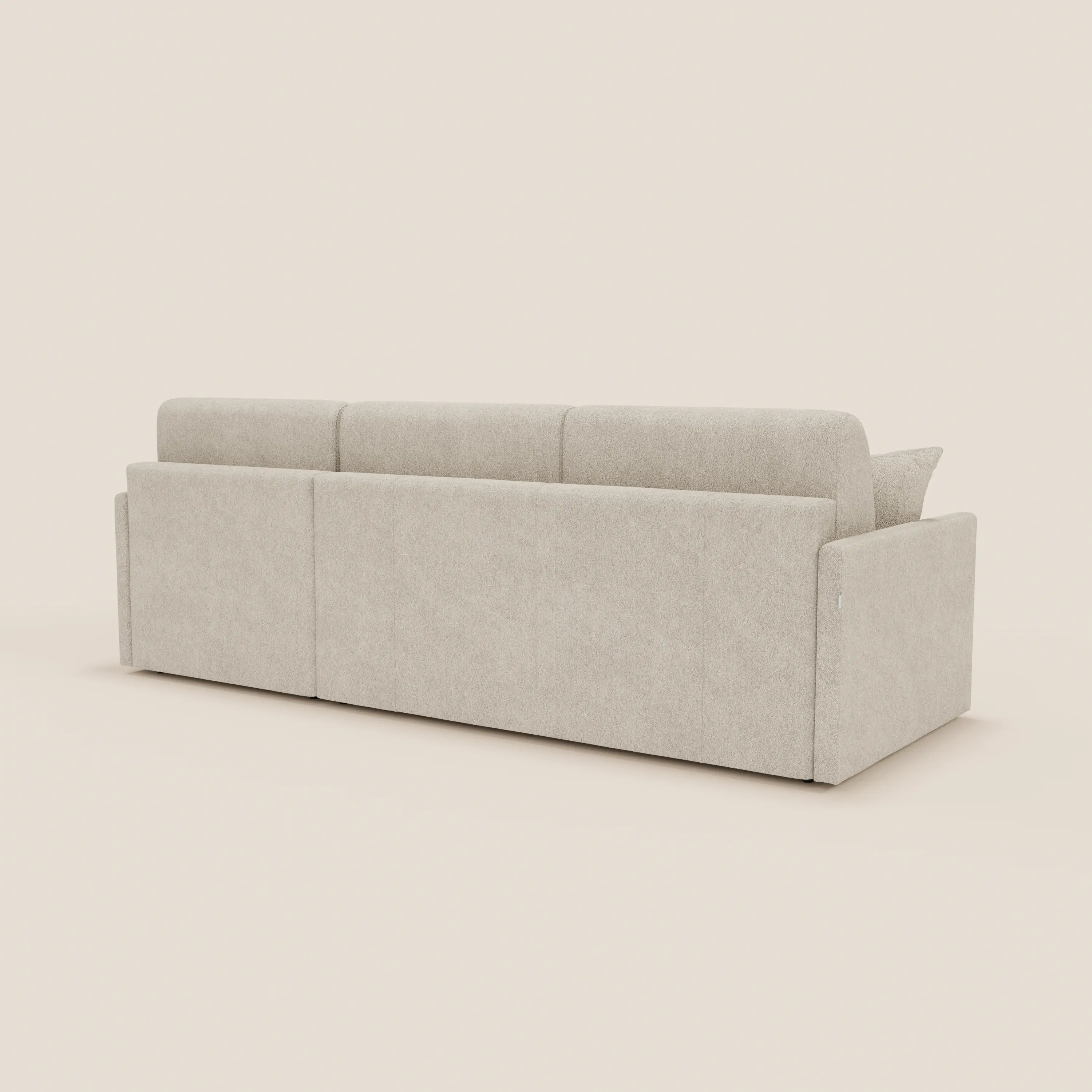 Tommy Canapé convertible avec méridienne coffre - design minimaliste et déhoussable en tissu détachable effet coton T33 - Image 126