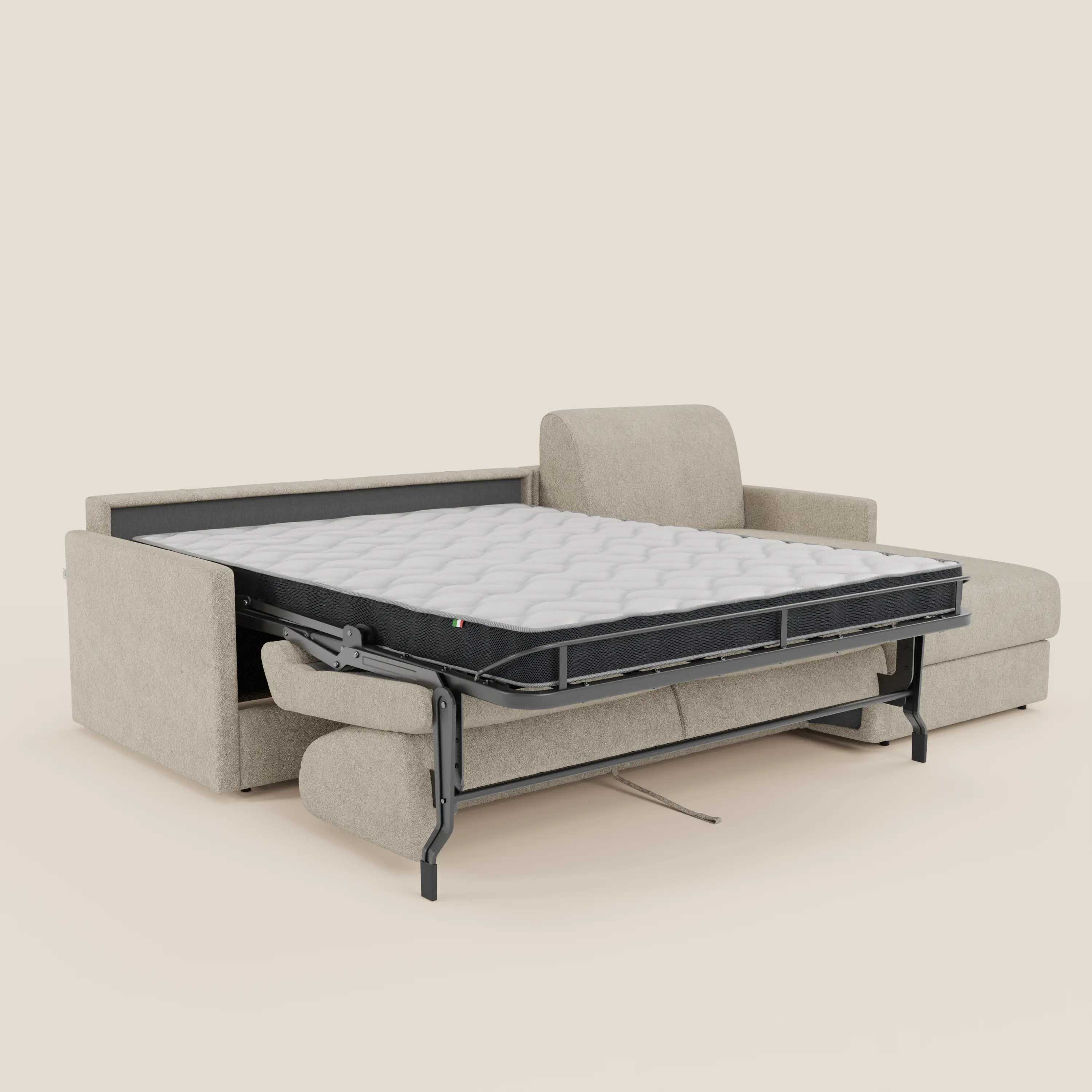 Tommy Canapé convertible avec méridienne coffre - design minimaliste et déhoussable en tissu détachable effet coton T33 - Image 127