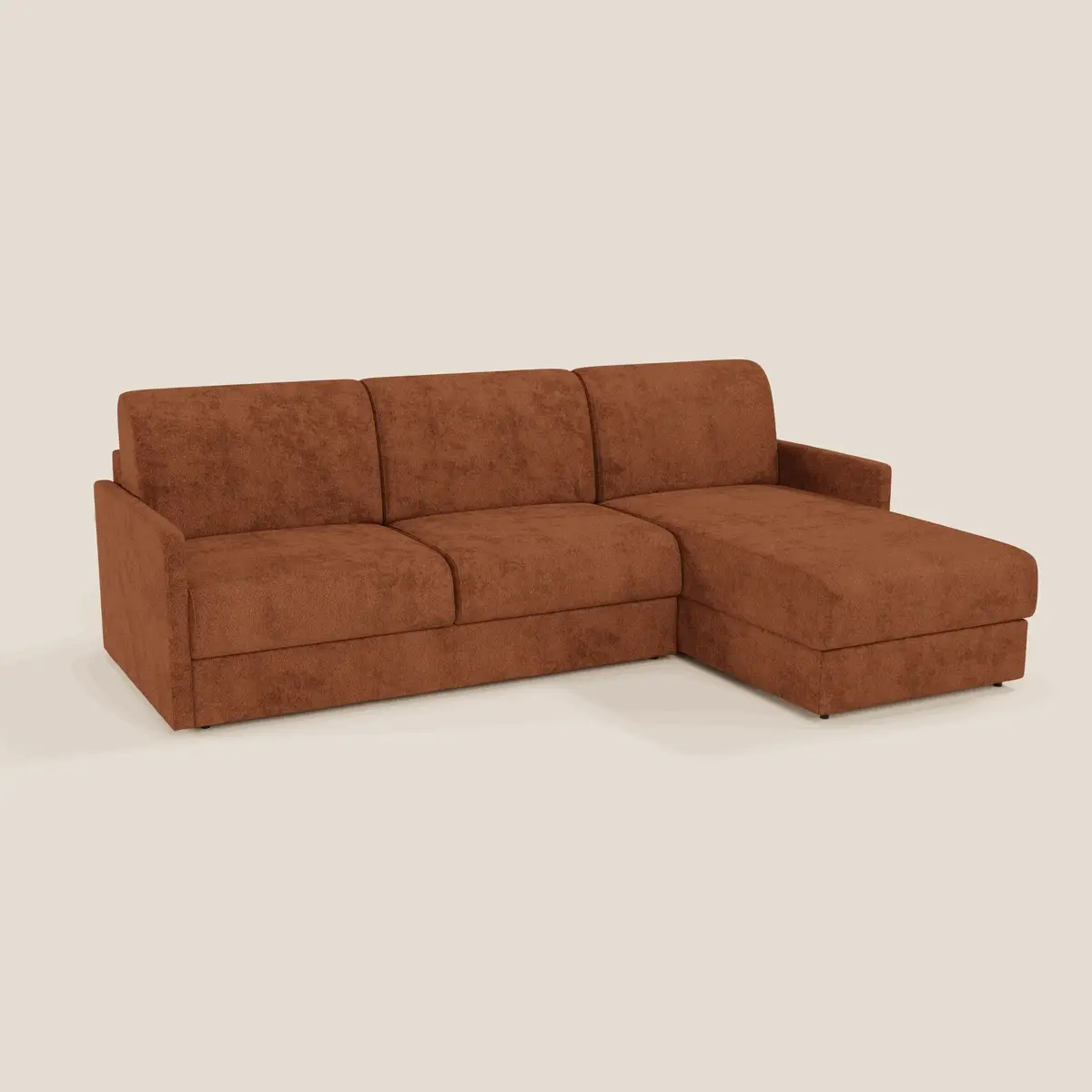 Tommy Canapé convertible avec méridienne coffre - design minimaliste et déhoussable en tissu détachable effet coton T33 - Image 132