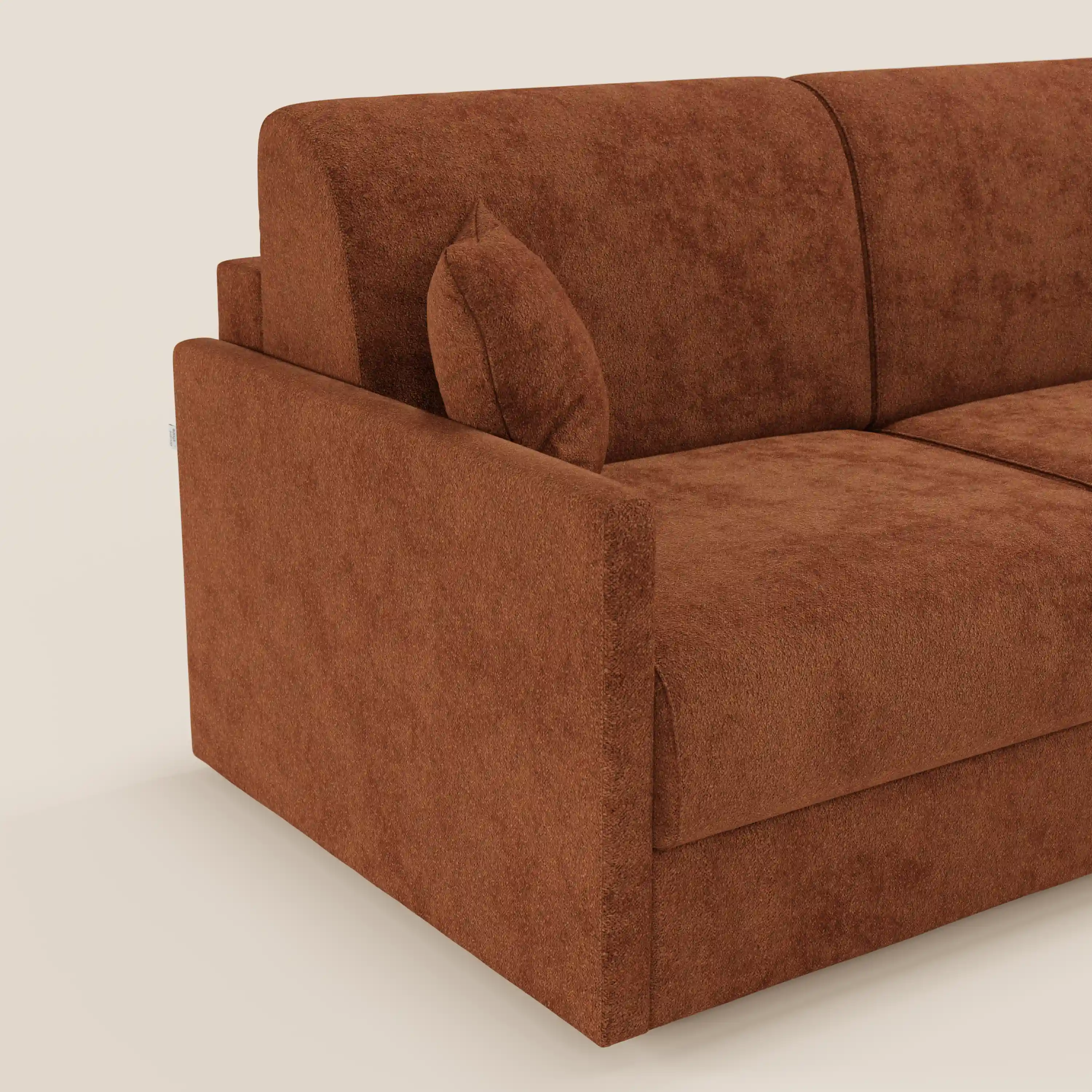 Tommy Canapé convertible avec méridienne coffre - design minimaliste et déhoussable en tissu détachable effet coton T33 - Image 136