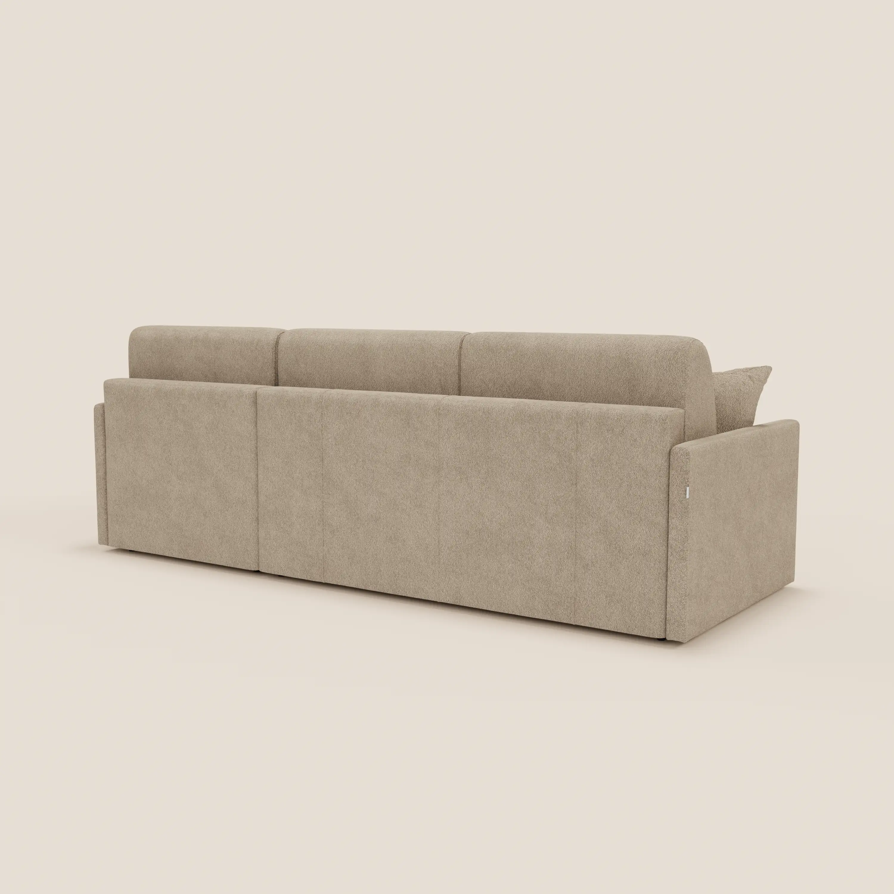 Tommy Canapé convertible avec méridienne coffre - design minimaliste et déhoussable en tissu détachable effet coton T33 - Image 14