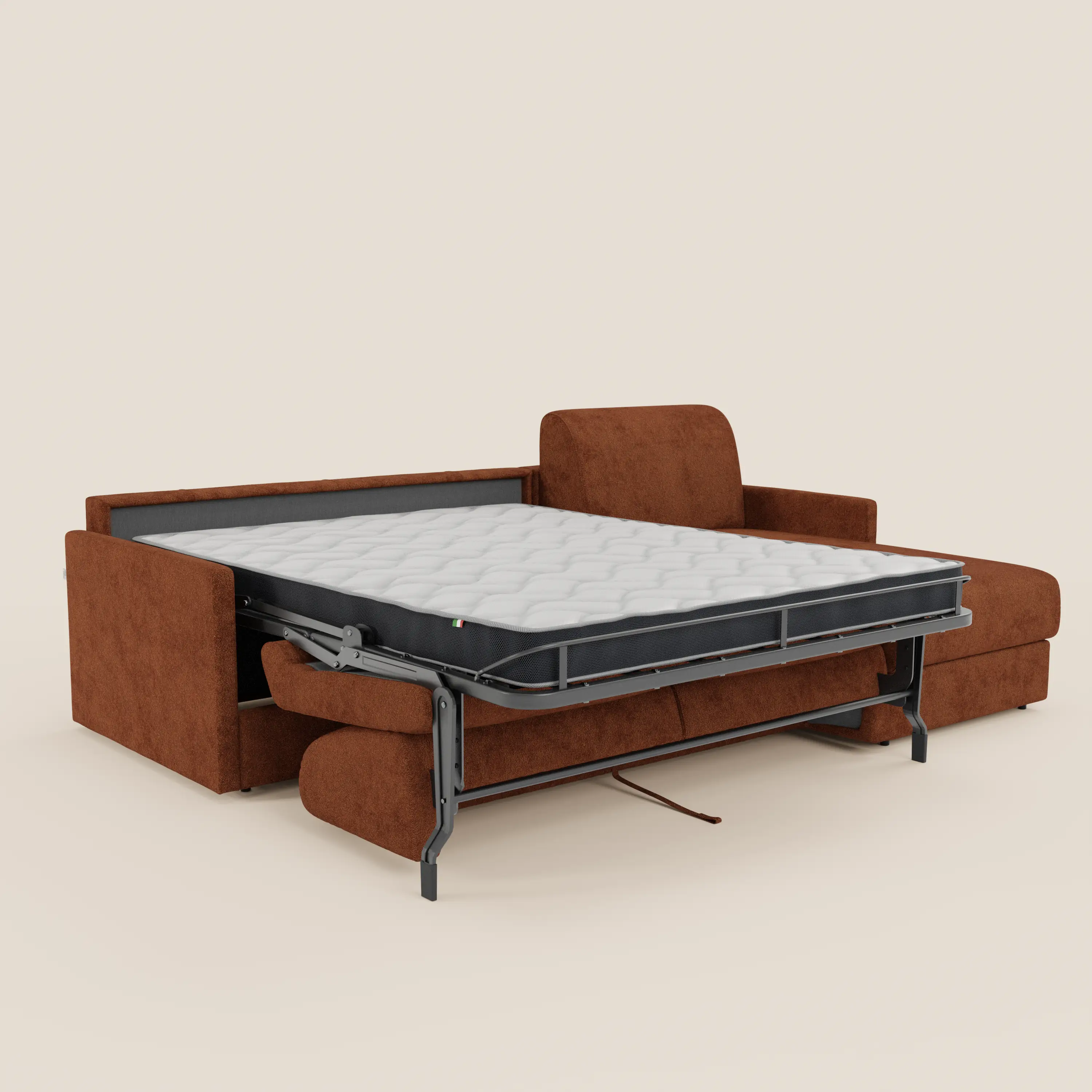 Tommy Canapé convertible avec méridienne coffre - design minimaliste et déhoussable en tissu détachable effet coton T33 - Image 143