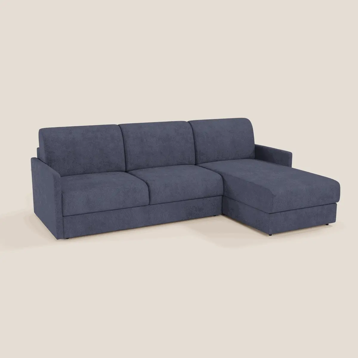 Tommy Canapé convertible avec méridienne coffre - design minimaliste et déhoussable en tissu détachable effet coton T33 - Image 148