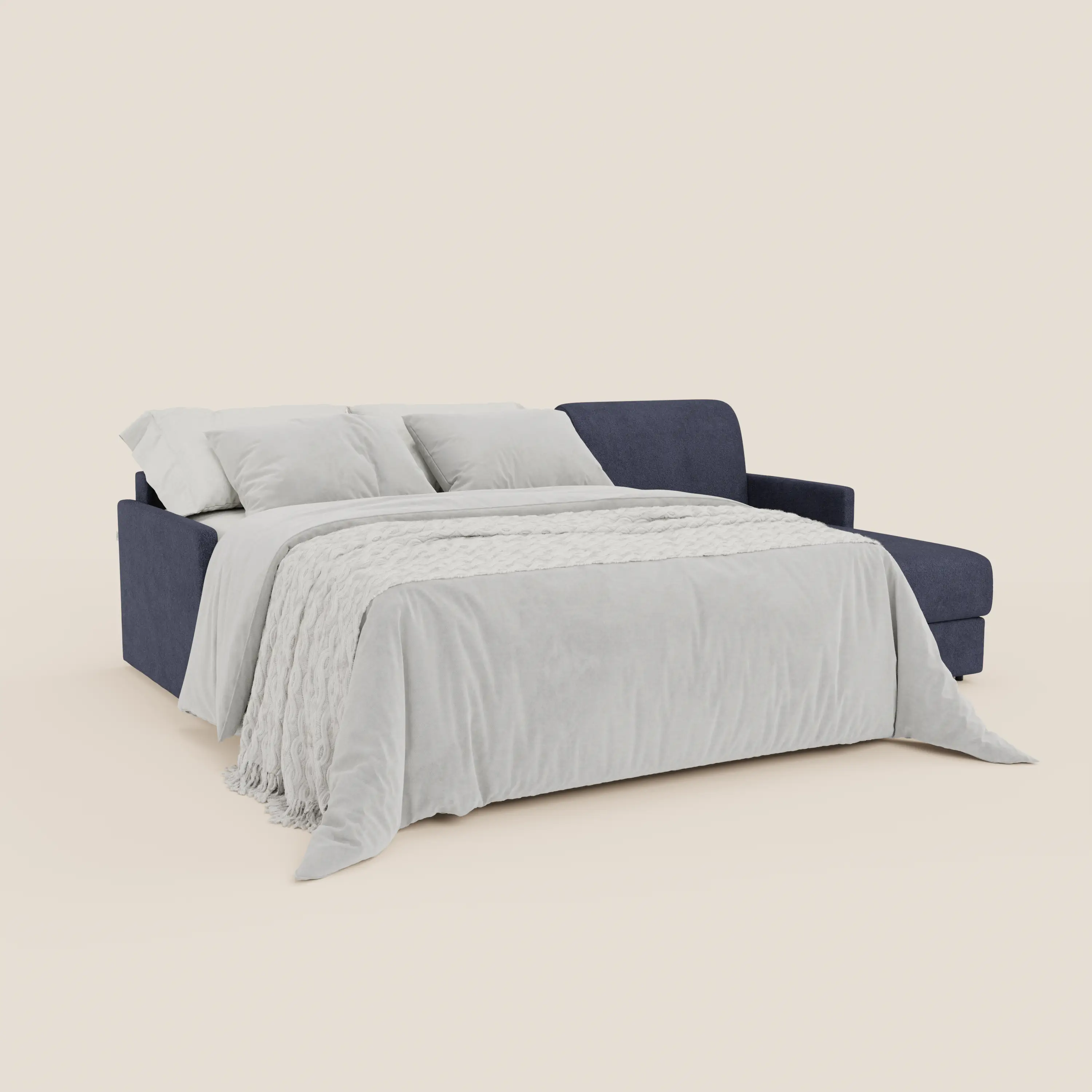 Tommy Canapé convertible avec méridienne coffre - design minimaliste et déhoussable en tissu détachable effet coton T33 - Image 151