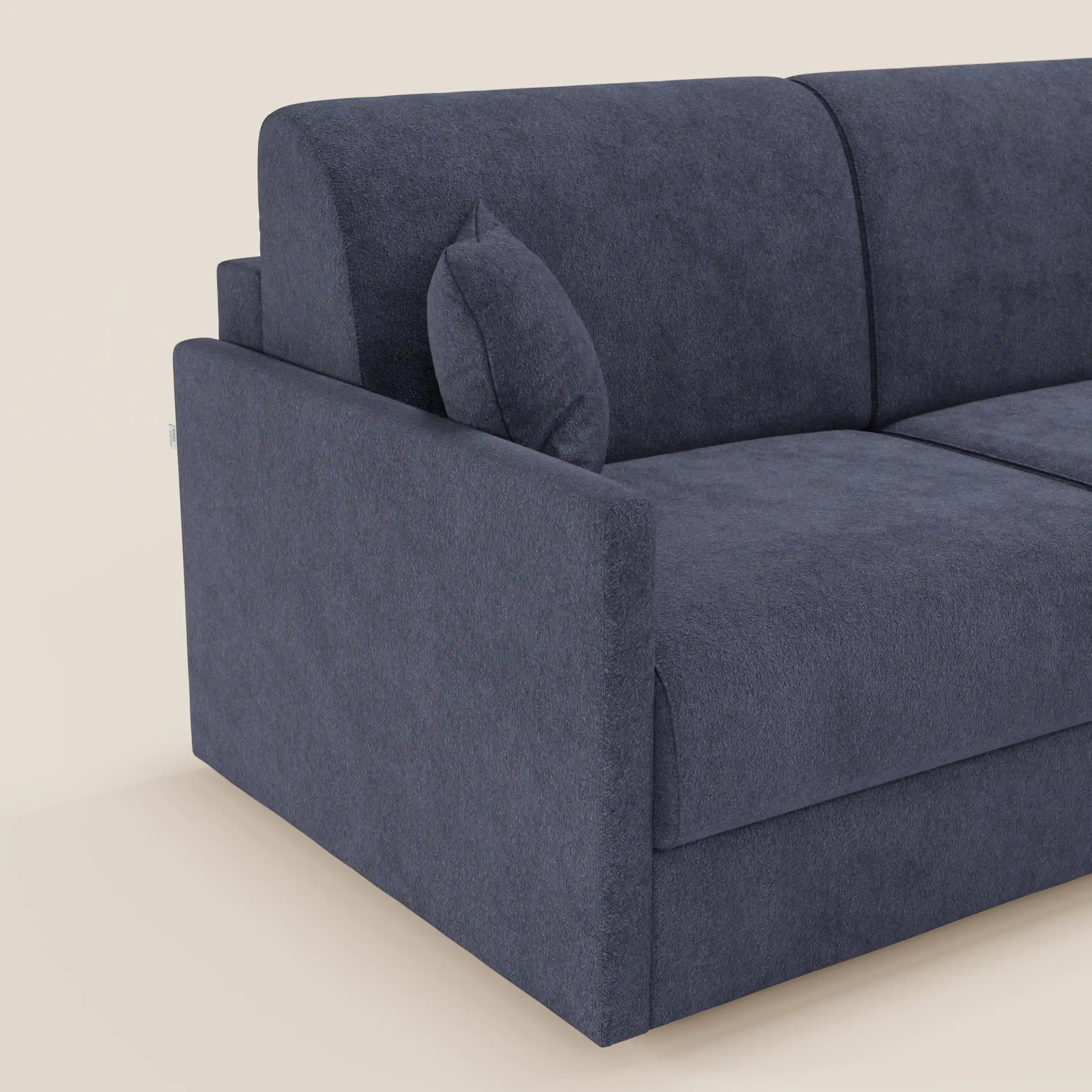 Tommy Canapé convertible avec méridienne coffre - design minimaliste et déhoussable en tissu détachable effet coton T33 - Image 152