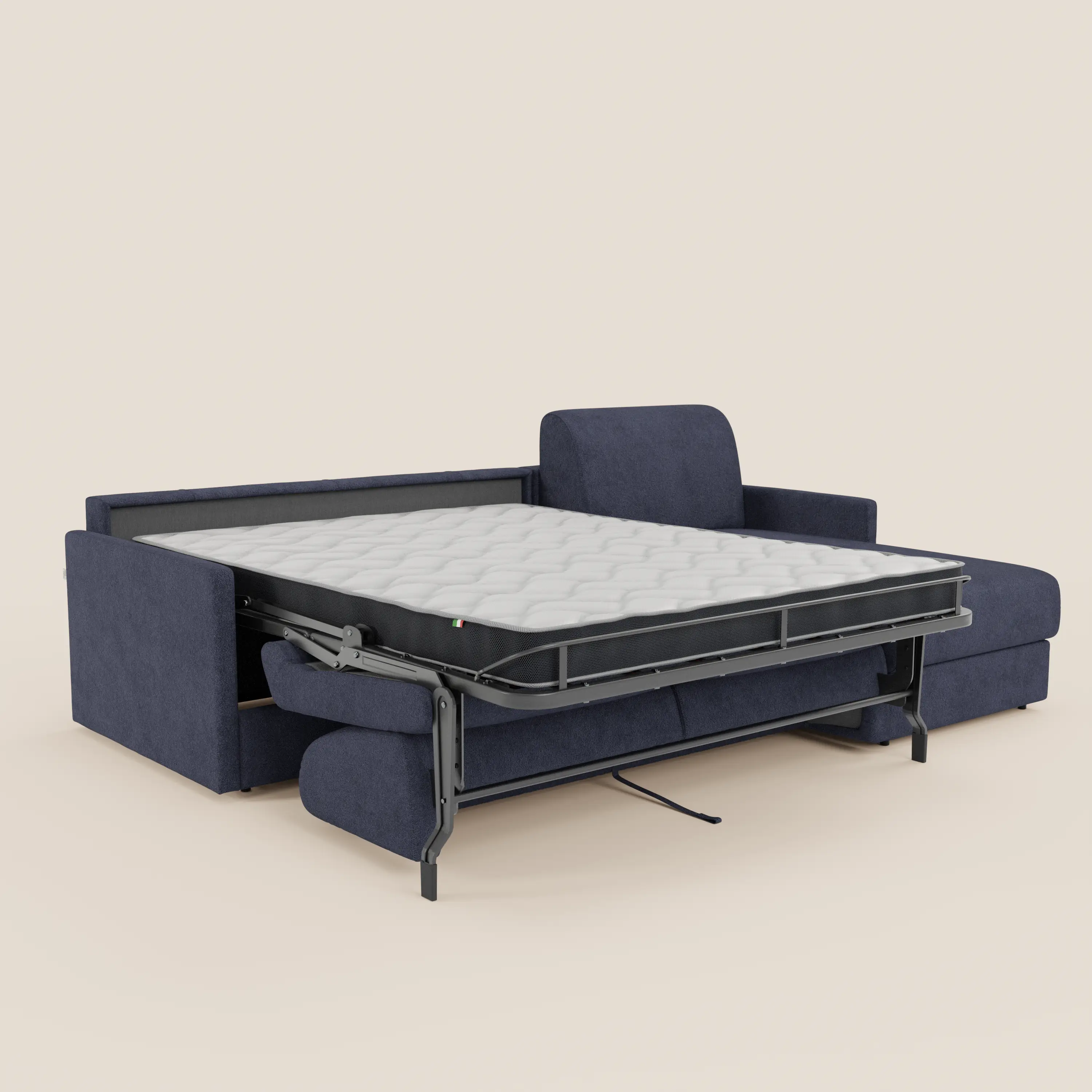 Tommy Canapé convertible avec méridienne coffre - design minimaliste et déhoussable en tissu détachable effet coton T33 - Image 159