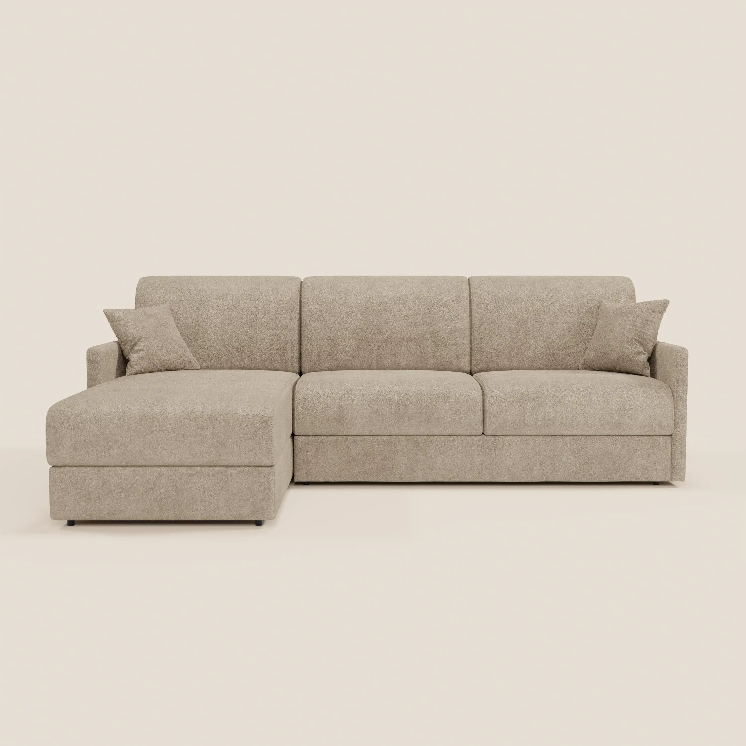 Tommy Canapé convertible avec méridienne coffre - design minimaliste et déhoussable en tissu détachable effet coton T33 - Image 16