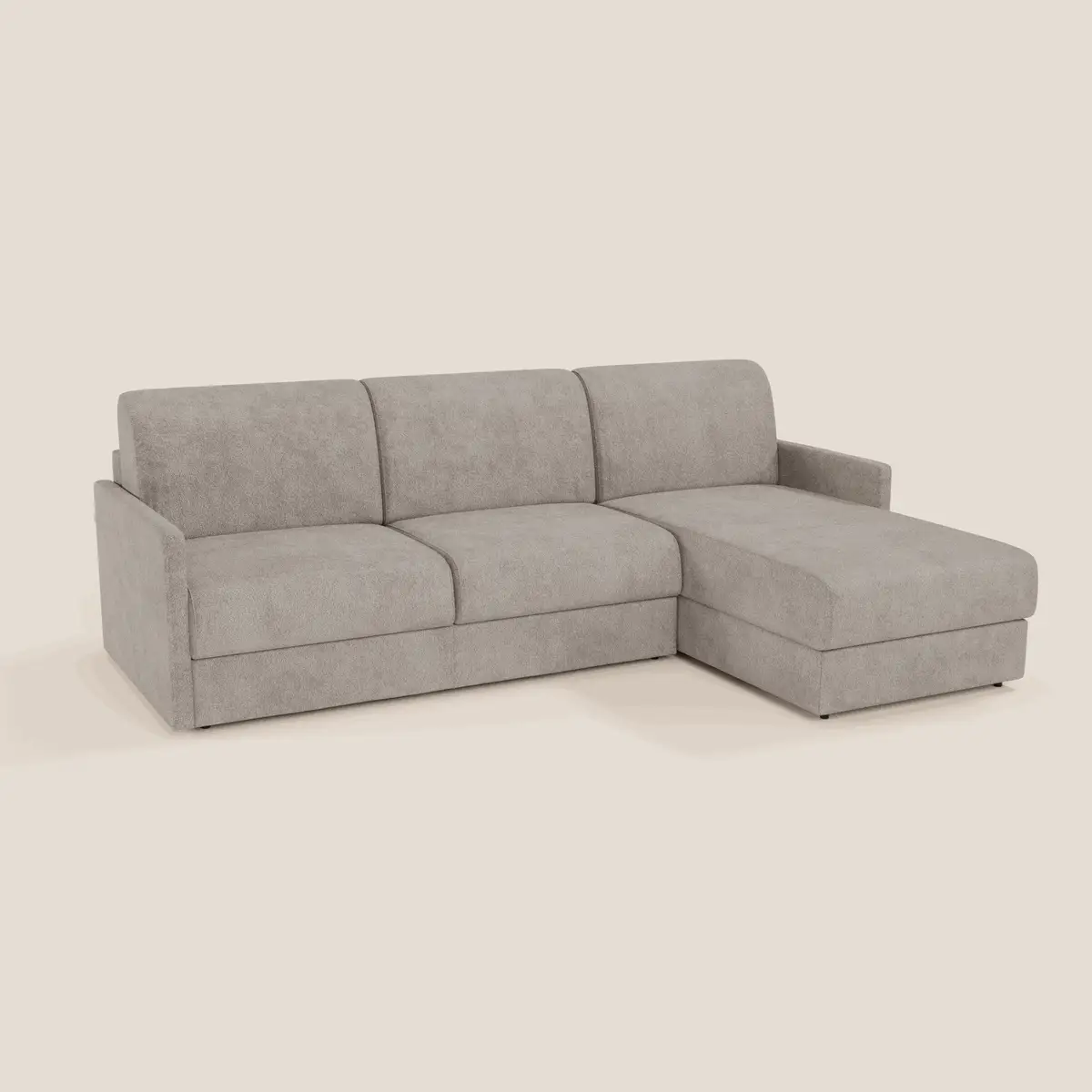 Tommy Canapé convertible avec méridienne coffre - design minimaliste et déhoussable en tissu détachable effet coton T33 - Image 164