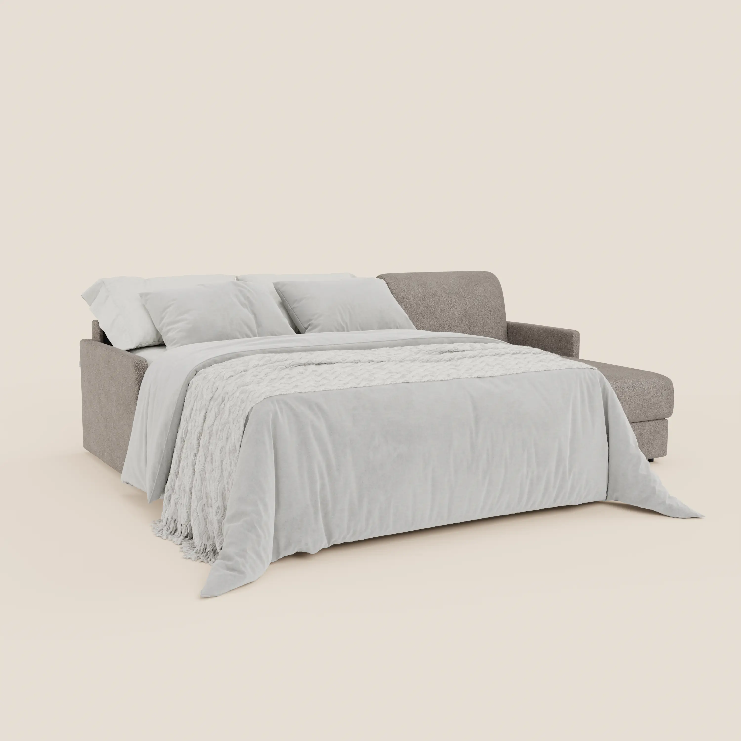Tommy Canapé convertible avec méridienne coffre - design minimaliste et déhoussable en tissu détachable effet coton T33 - Image 167
