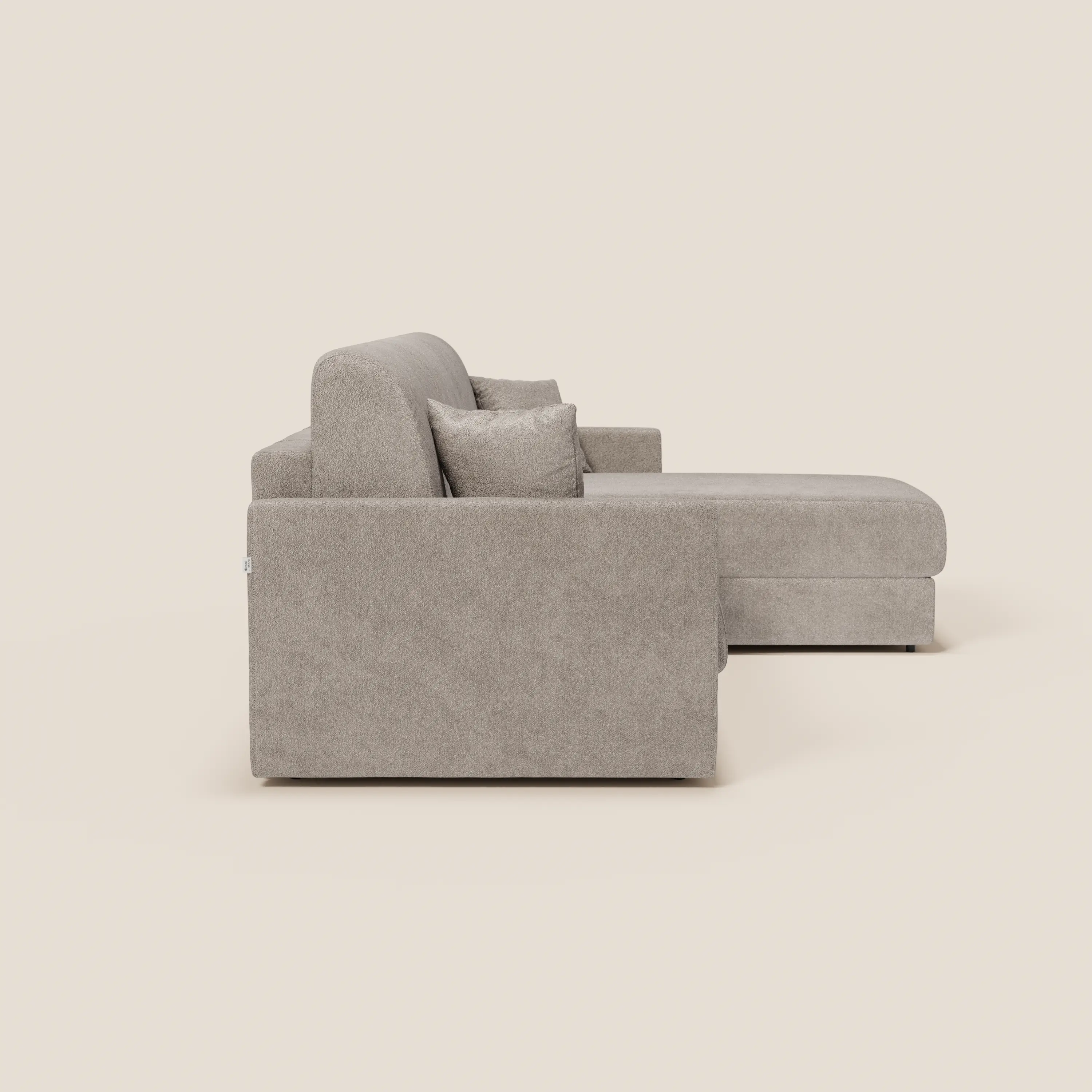 Tommy Canapé convertible avec méridienne coffre - design minimaliste et déhoussable en tissu détachable effet coton T33 - Image 173