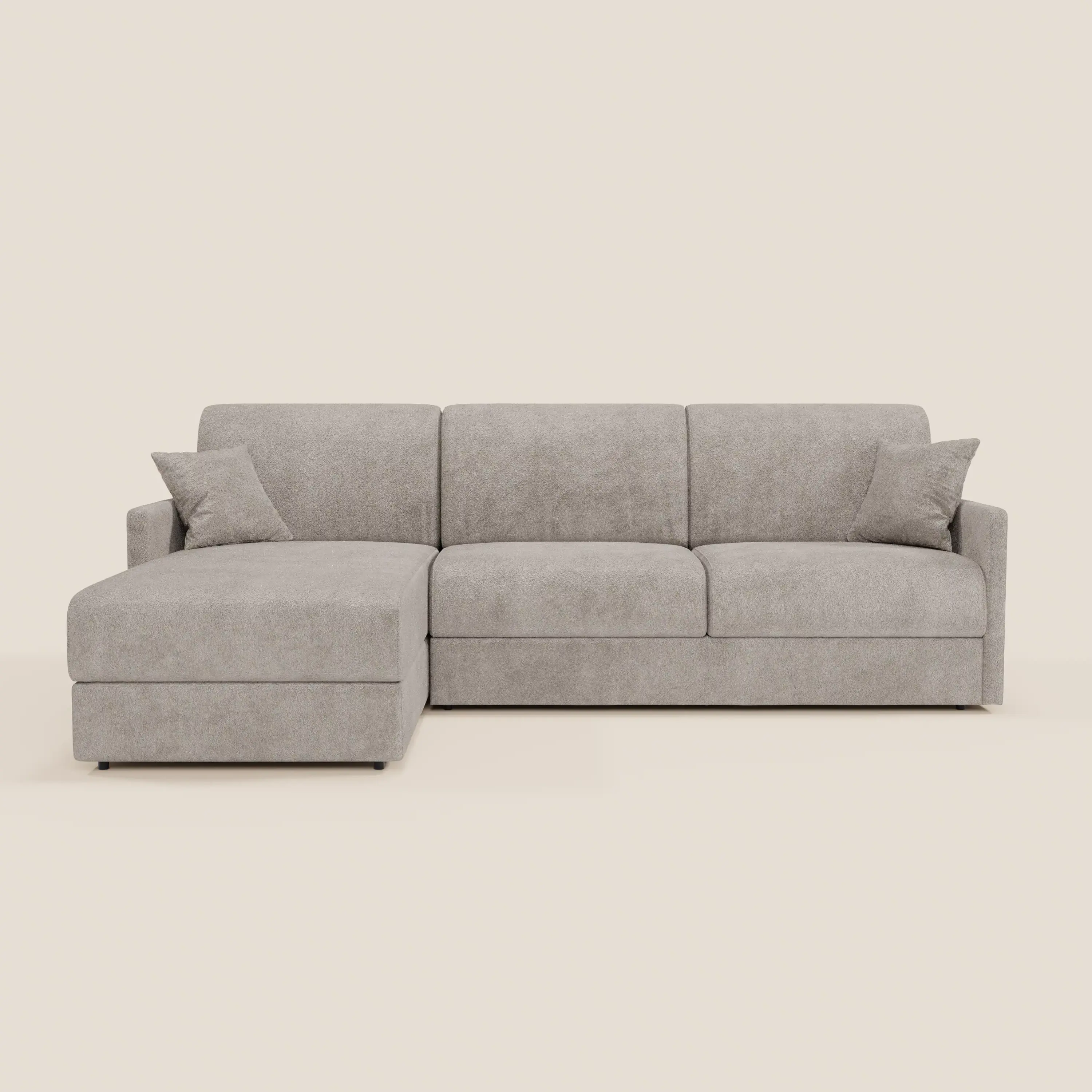 Tommy Canapé convertible avec méridienne coffre - design minimaliste et déhoussable en tissu détachable effet coton T33 - Image 176