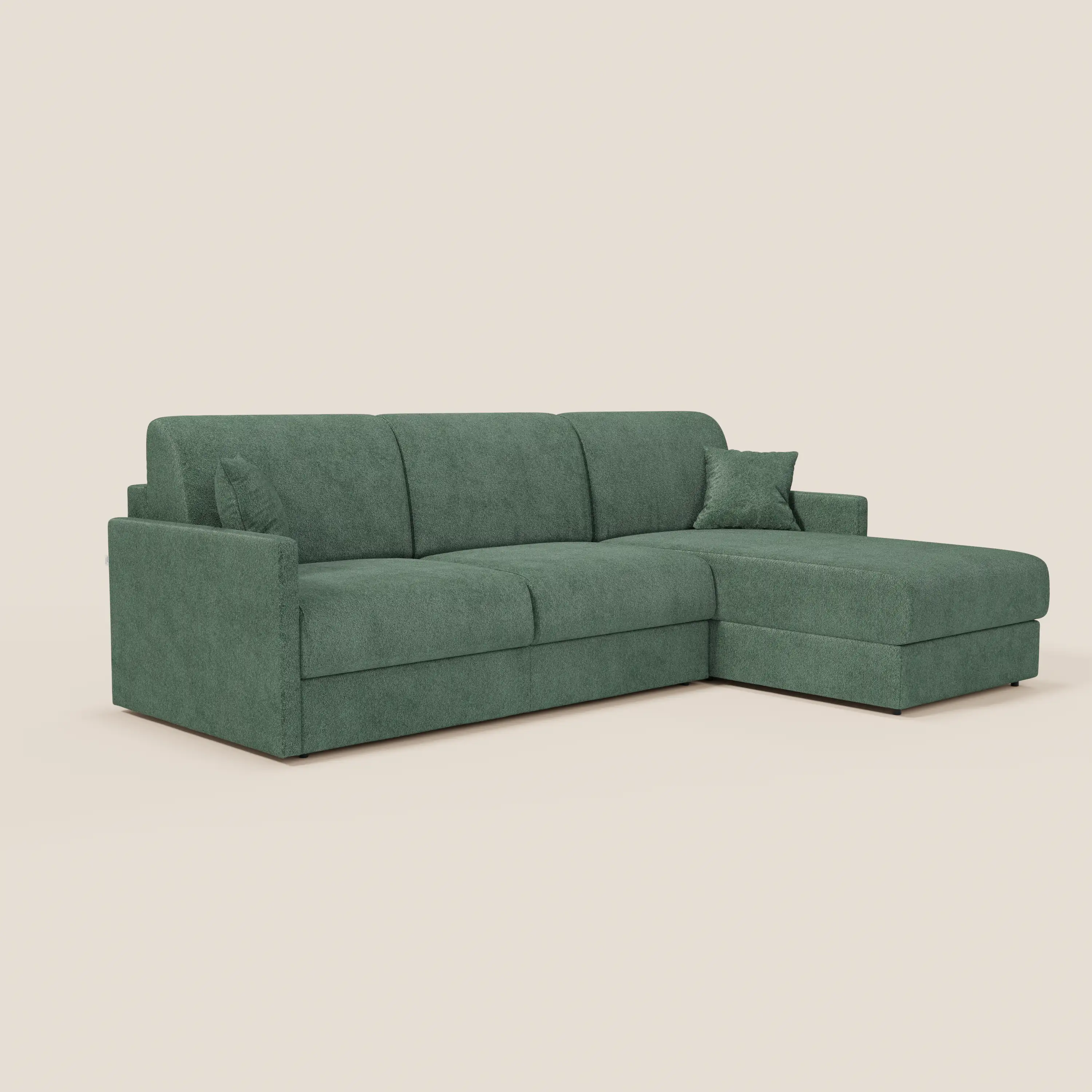 Tommy Canapé convertible avec méridienne coffre - design minimaliste et déhoussable en tissu détachable effet coton T33 - Image 181