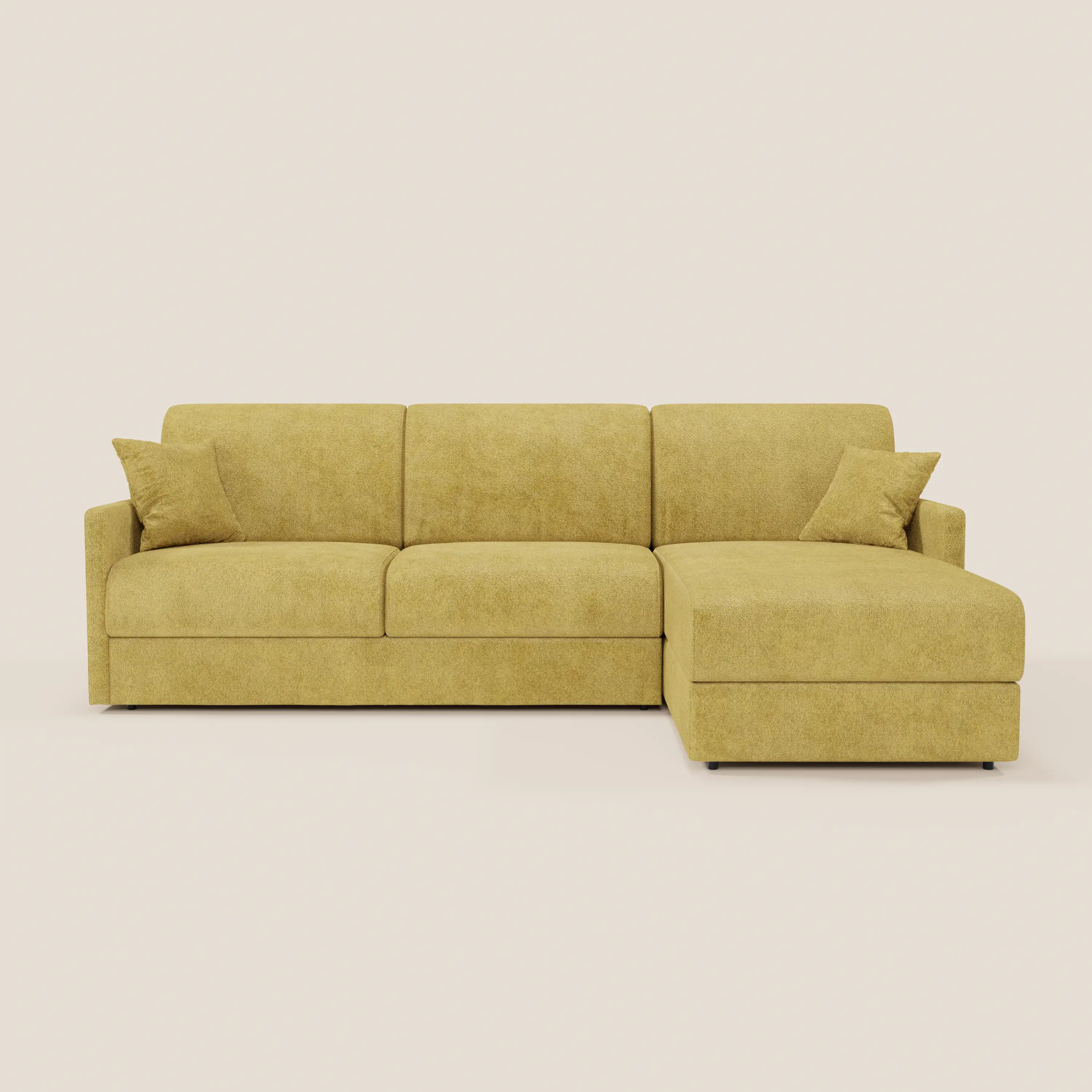 Tommy Canapé convertible avec méridienne coffre - design minimaliste et déhoussable en tissu détachable effet coton T33 - Image 19