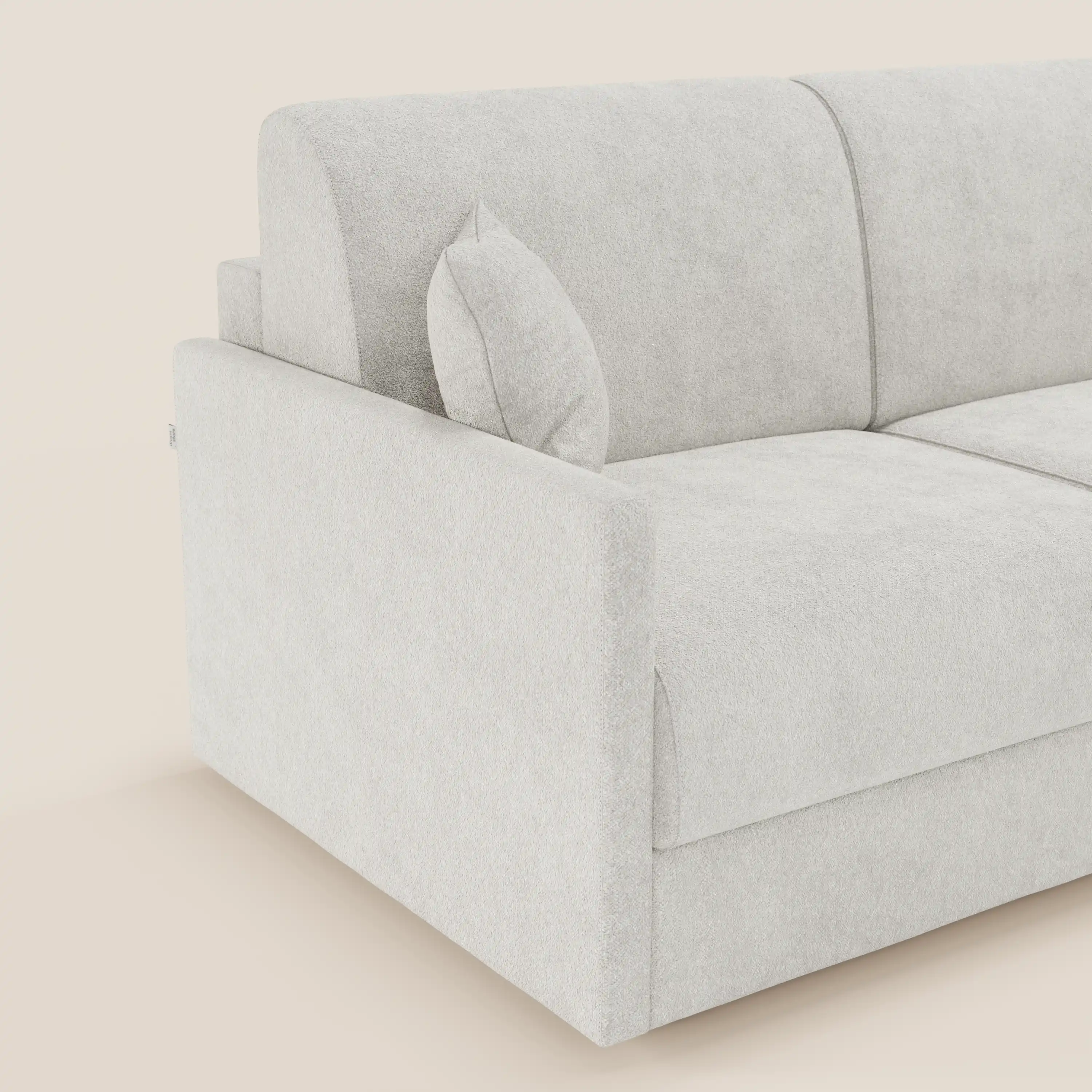 Tommy Canapé convertible avec méridienne coffre - design minimaliste et déhoussable en tissu détachable effet coton T33 - Image 200