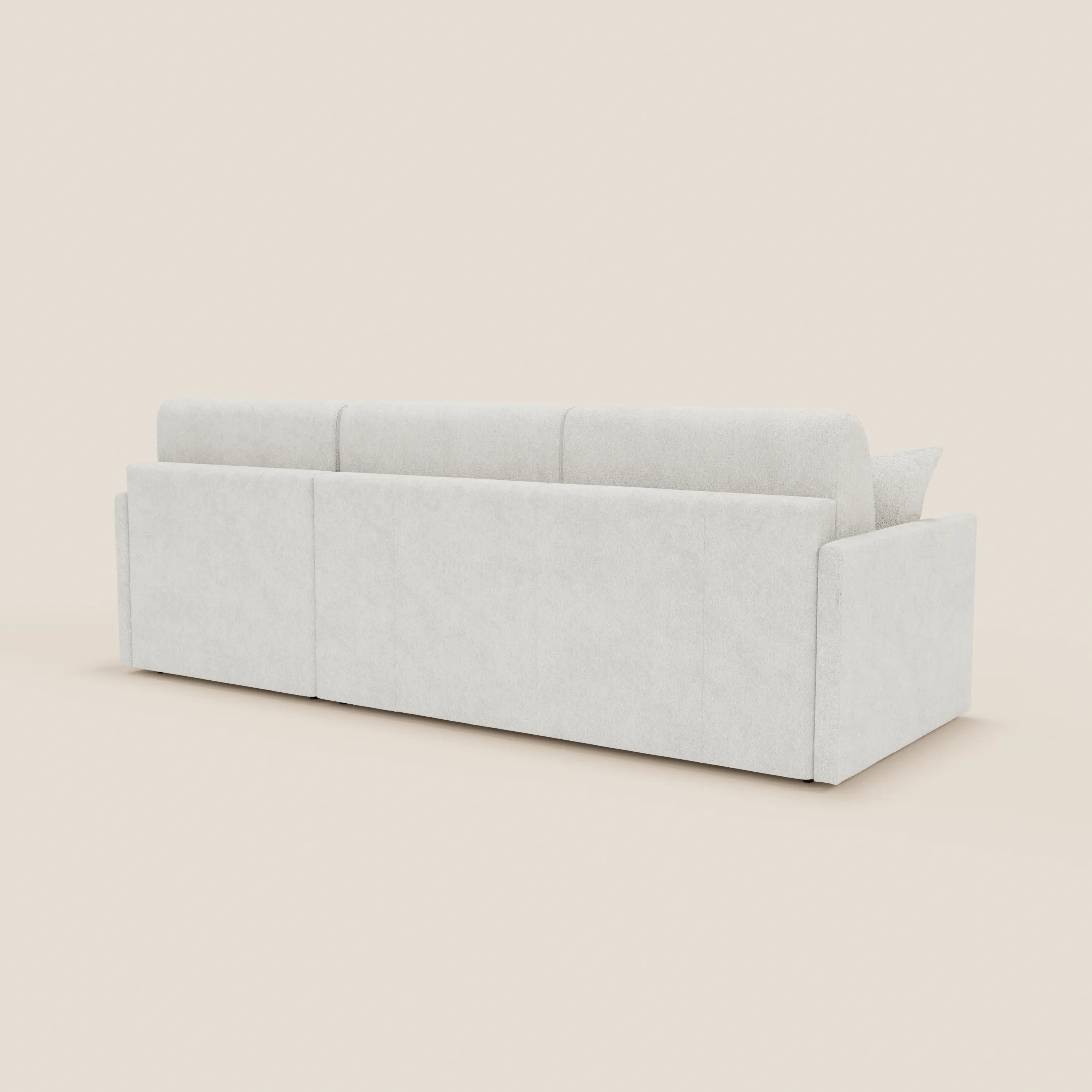 Tommy Canapé convertible avec méridienne coffre - design minimaliste et déhoussable en tissu détachable effet coton T33 - Image 205