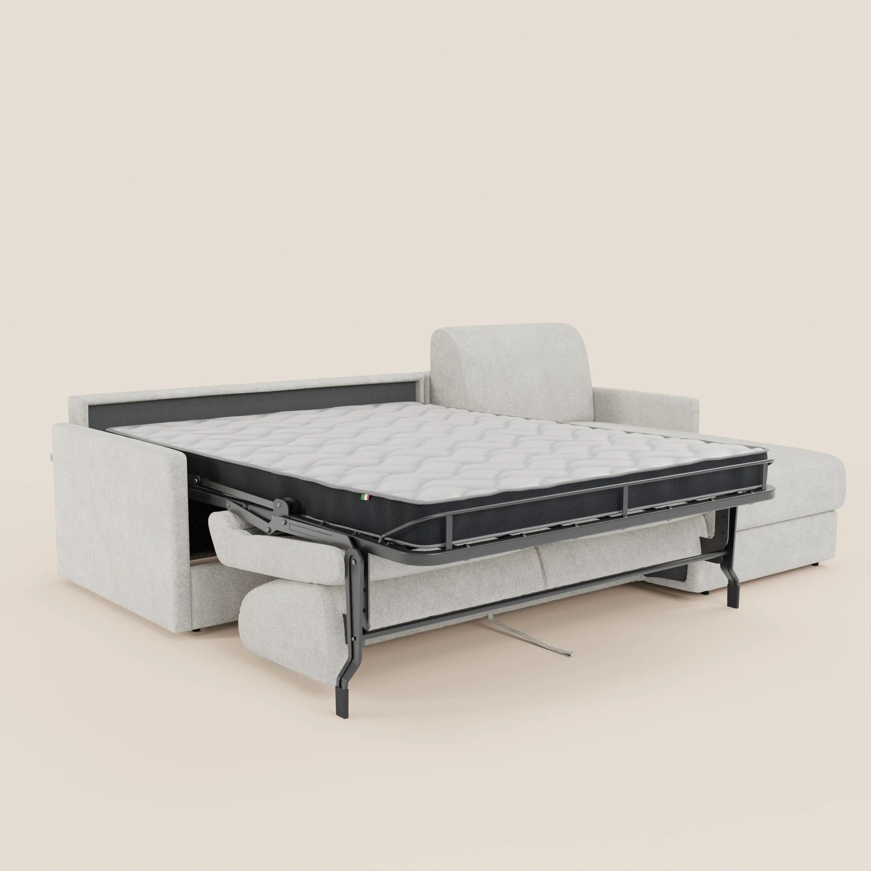 Tommy Canapé convertible avec méridienne coffre - design minimaliste et déhoussable en tissu détachable effet coton T33 - Image 206