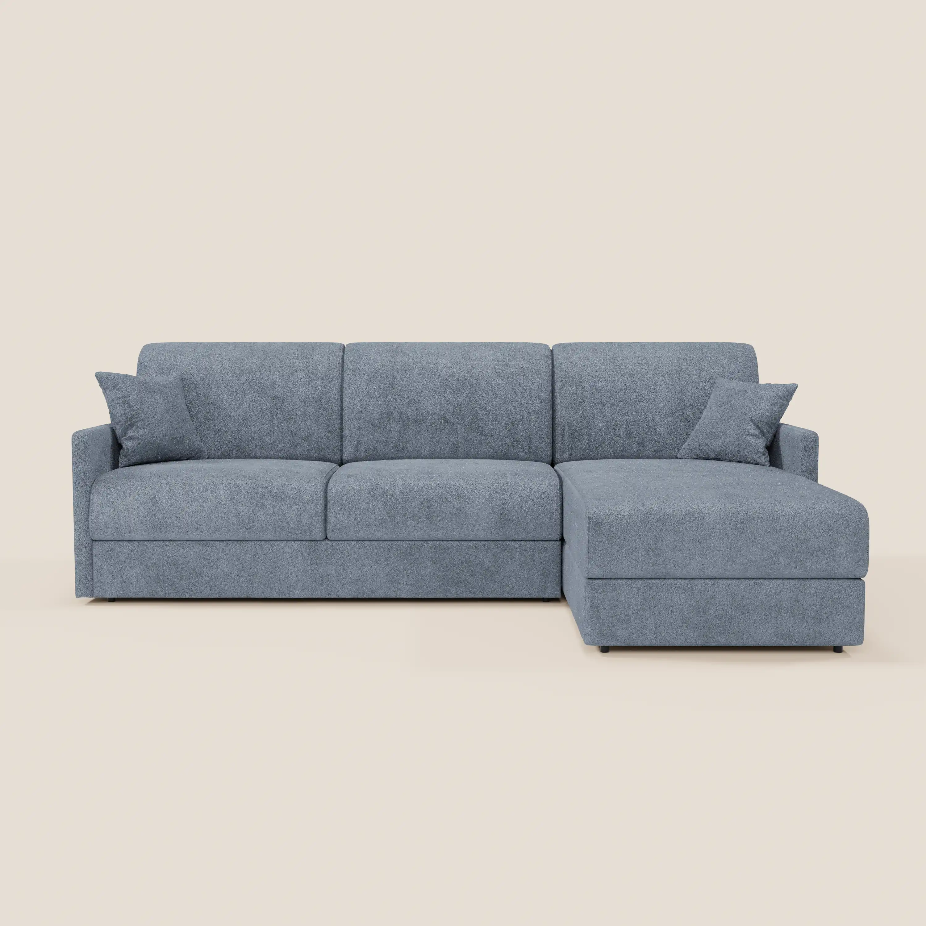 Tommy Canapé convertible avec méridienne coffre - design minimaliste et déhoussable en tissu détachable effet coton T33 - Image 210