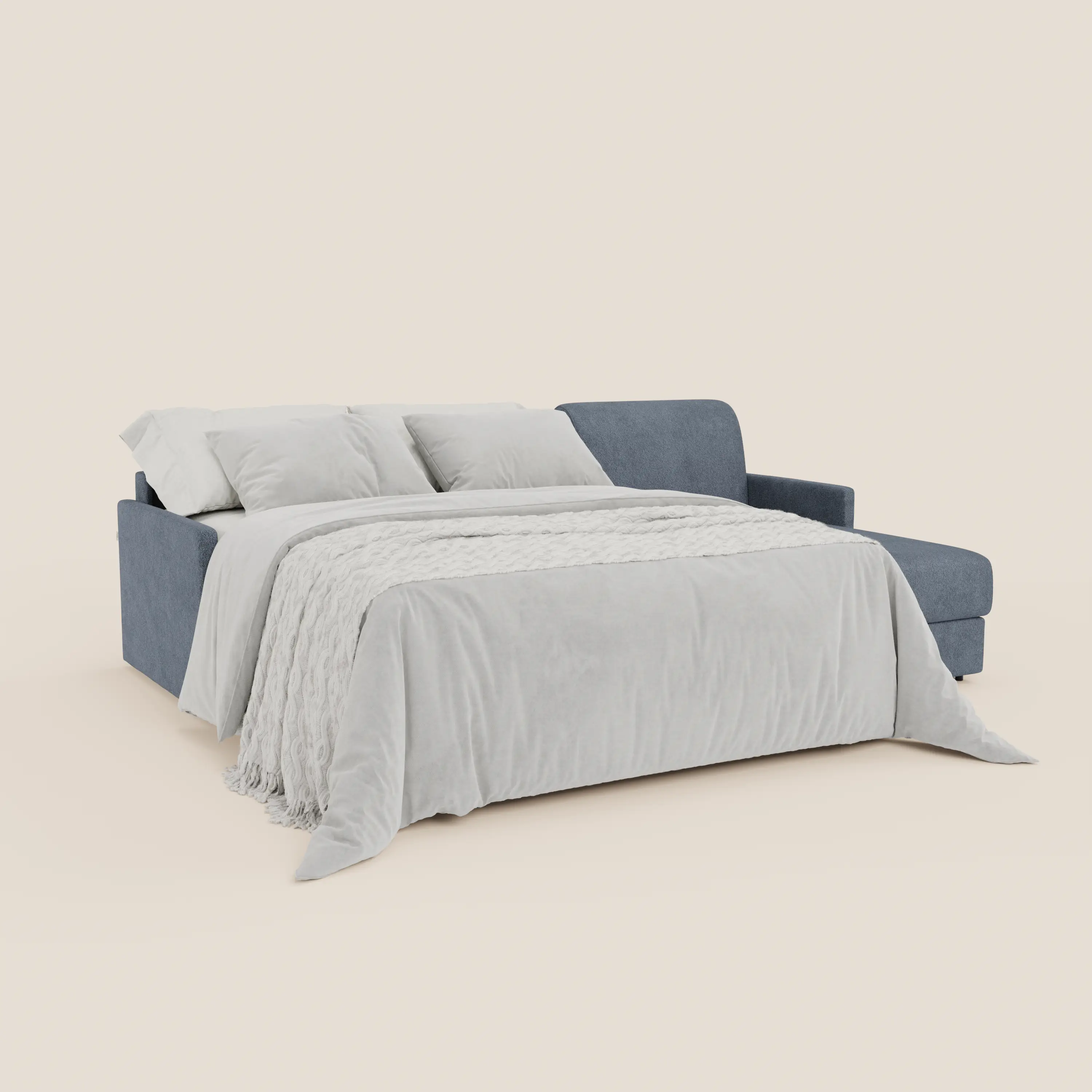 Tommy Canapé convertible avec méridienne coffre - design minimaliste et déhoussable en tissu détachable effet coton T33 - Image 214