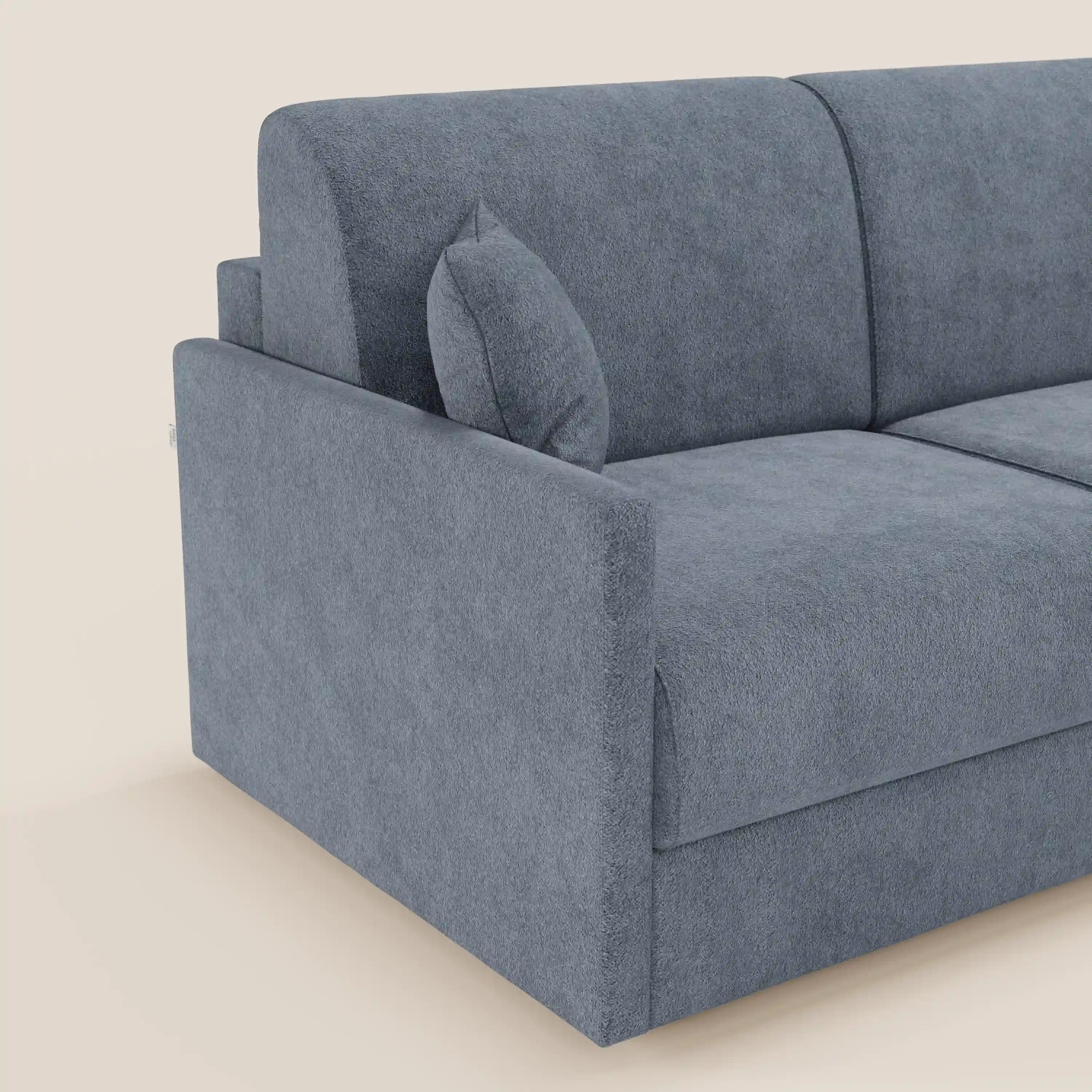 Tommy Canapé convertible avec méridienne coffre - design minimaliste et déhoussable en tissu détachable effet coton T33 - Image 215