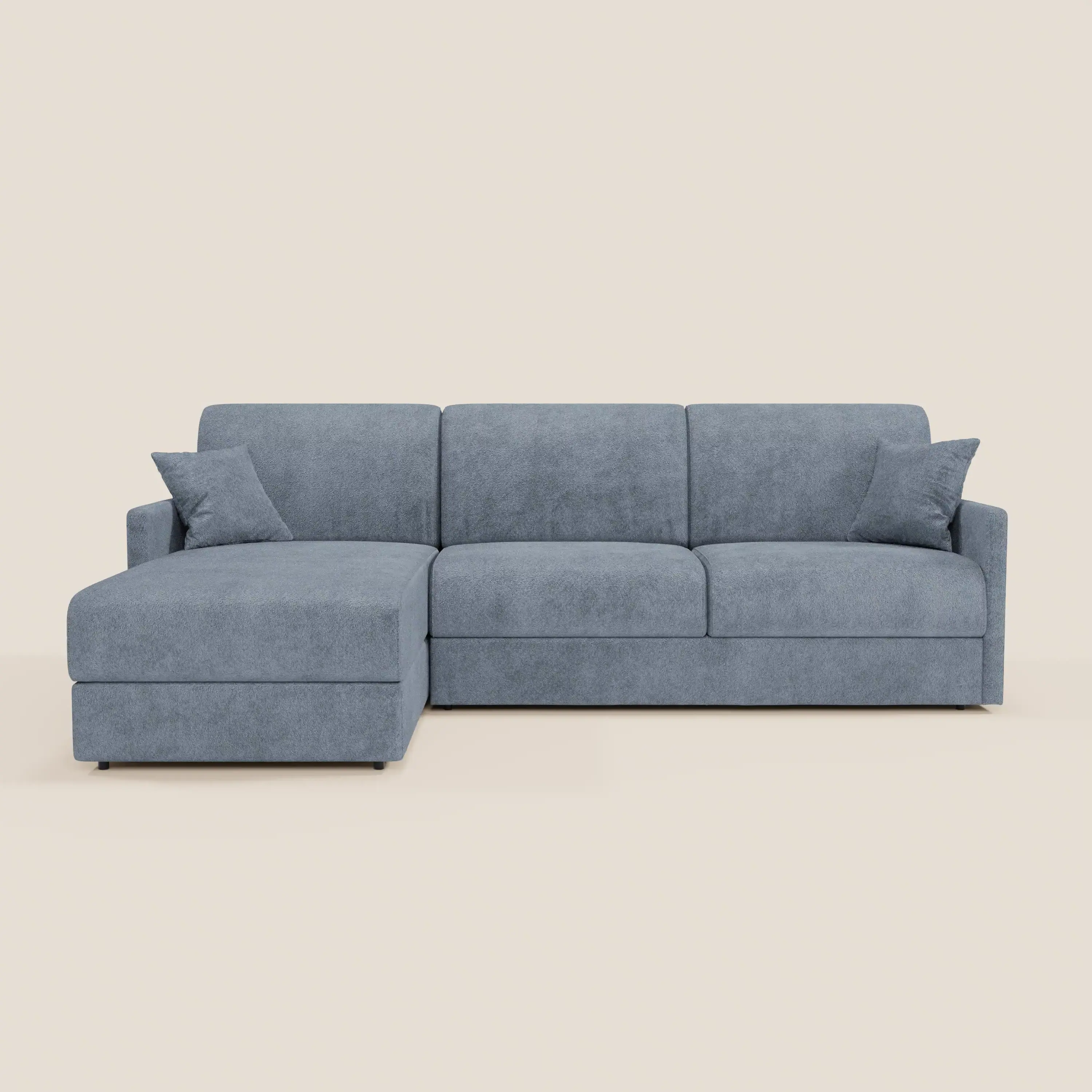 Tommy Canapé convertible avec méridienne coffre - design minimaliste et déhoussable en tissu détachable effet coton T33 - Image 222