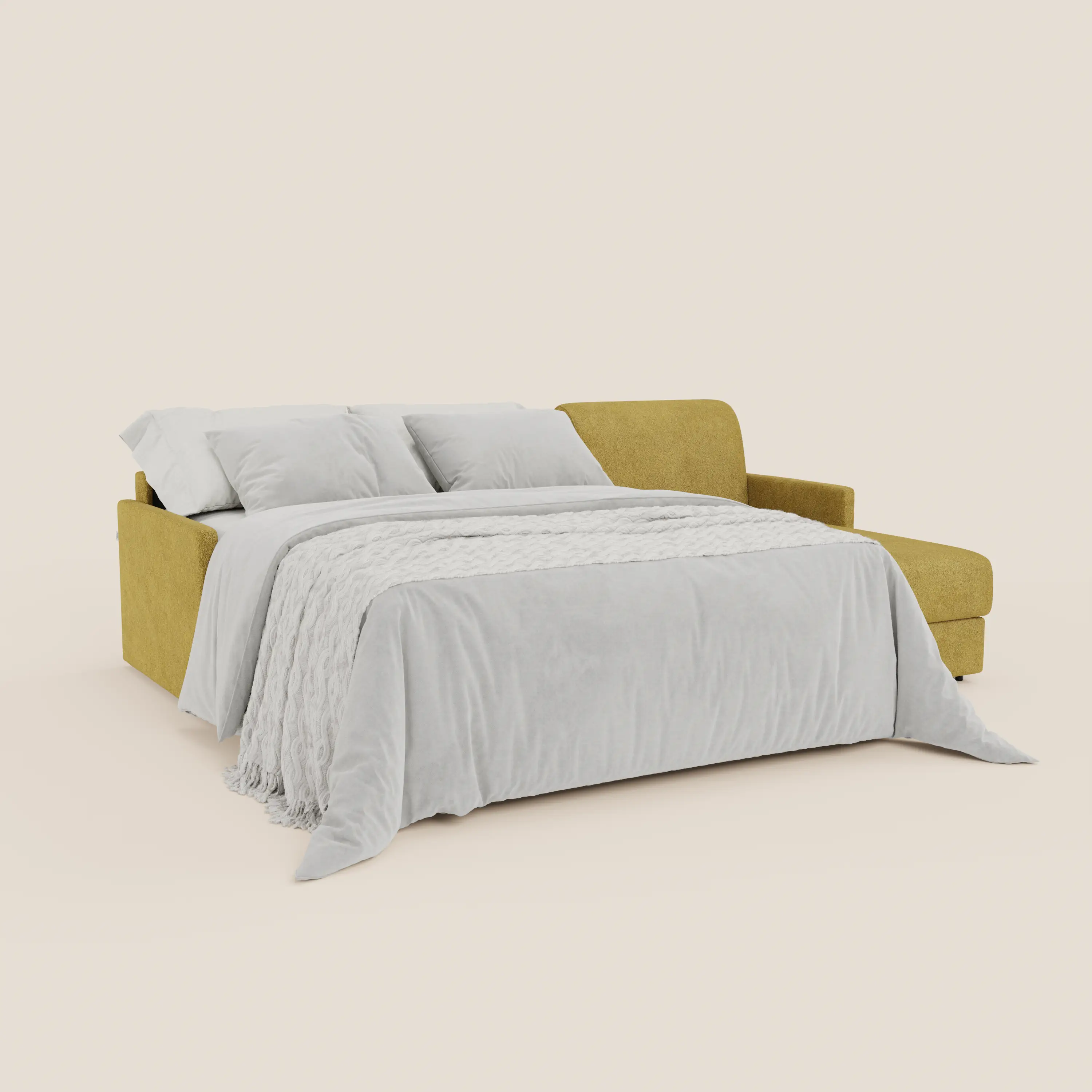 Tommy Canapé convertible avec méridienne coffre - design minimaliste et déhoussable en tissu détachable effet coton T33 - Image 23