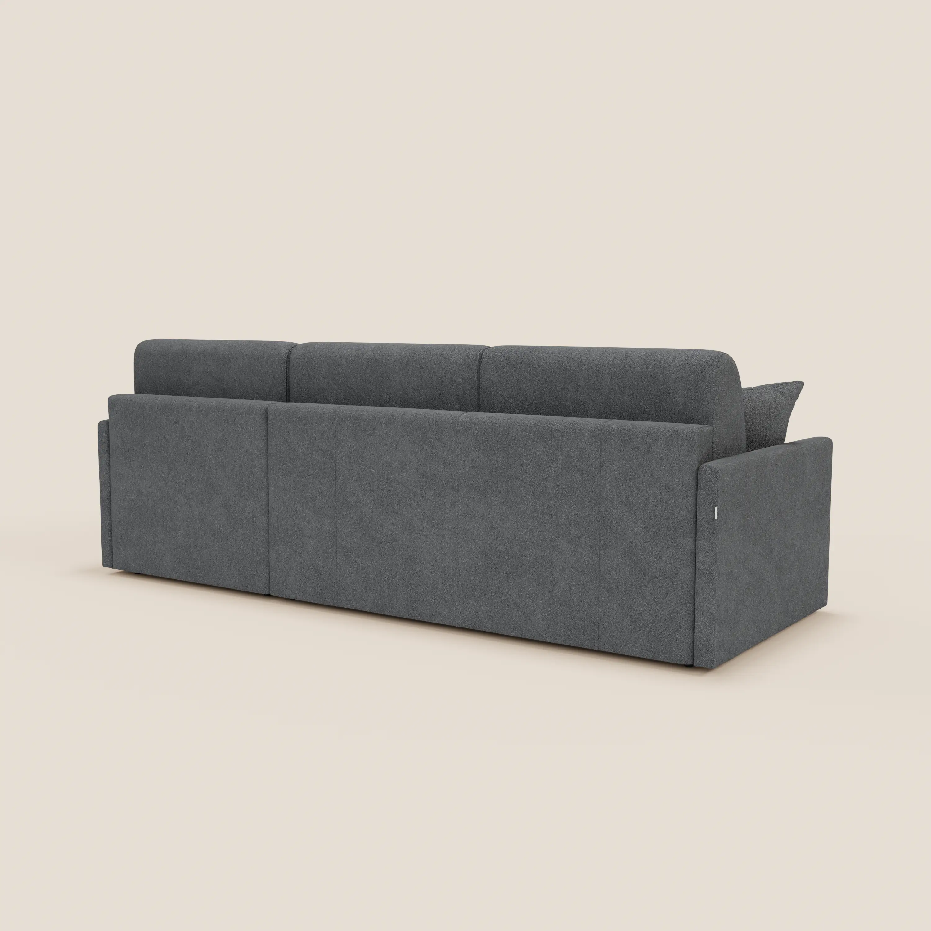 Tommy Canapé convertible avec méridienne coffre - design minimaliste et déhoussable en tissu détachable effet coton T33 - Image 235