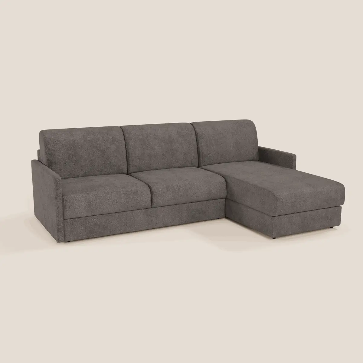 Tommy Canapé convertible avec méridienne coffre - design minimaliste et déhoussable en tissu détachable effet coton T33 - Image 241